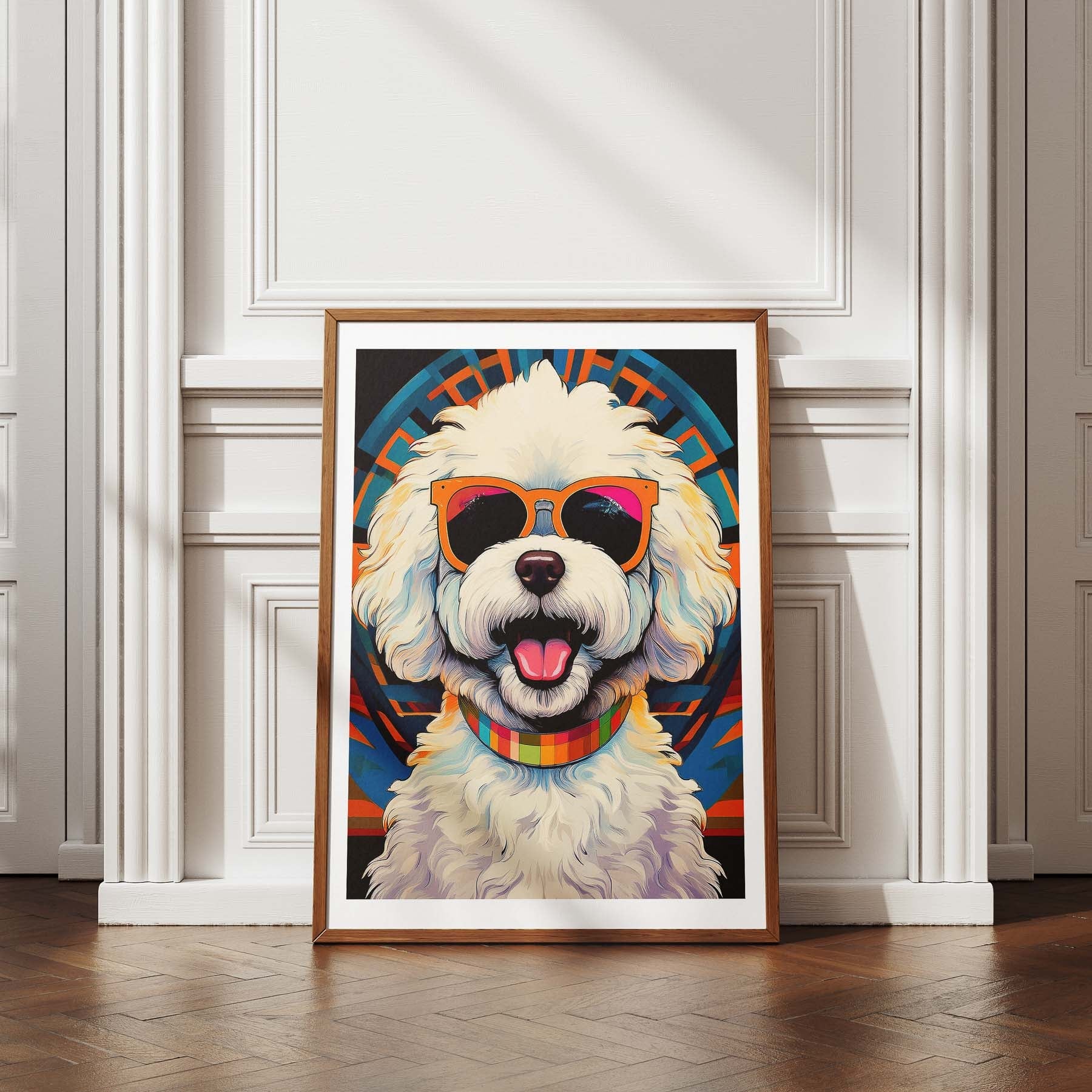 Bichon Frise In Colourful Sunnies 2 image 4