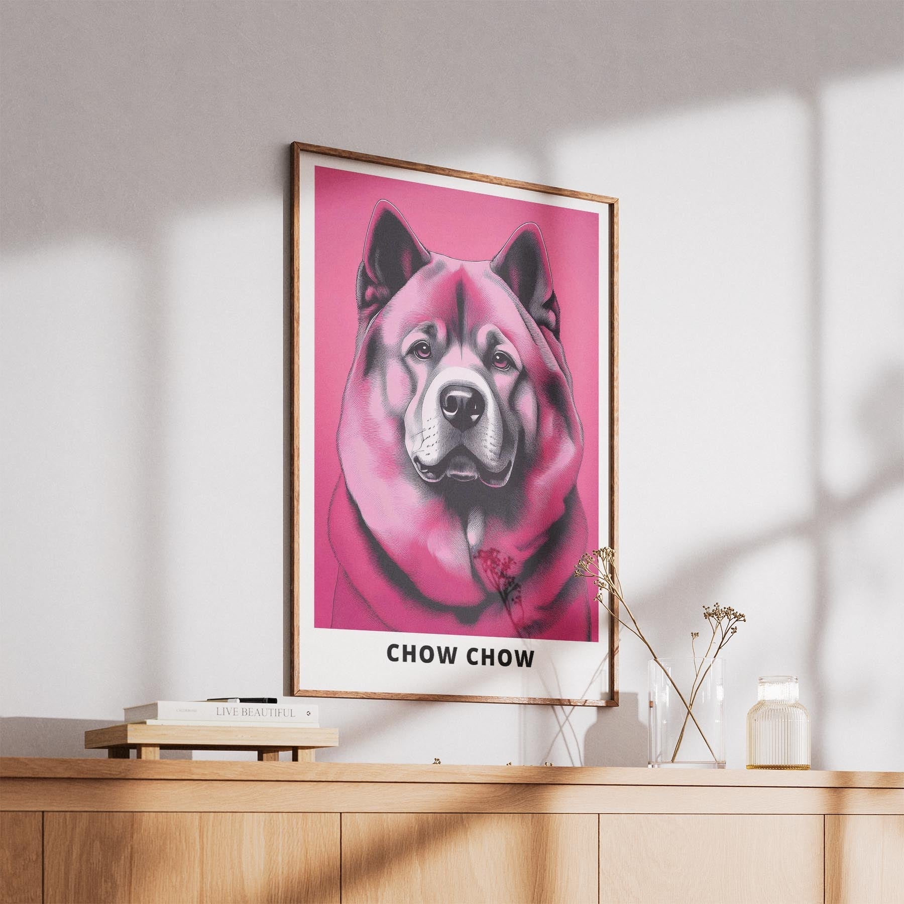 Chow Chow Pink and Black Dog Series 1 image 5