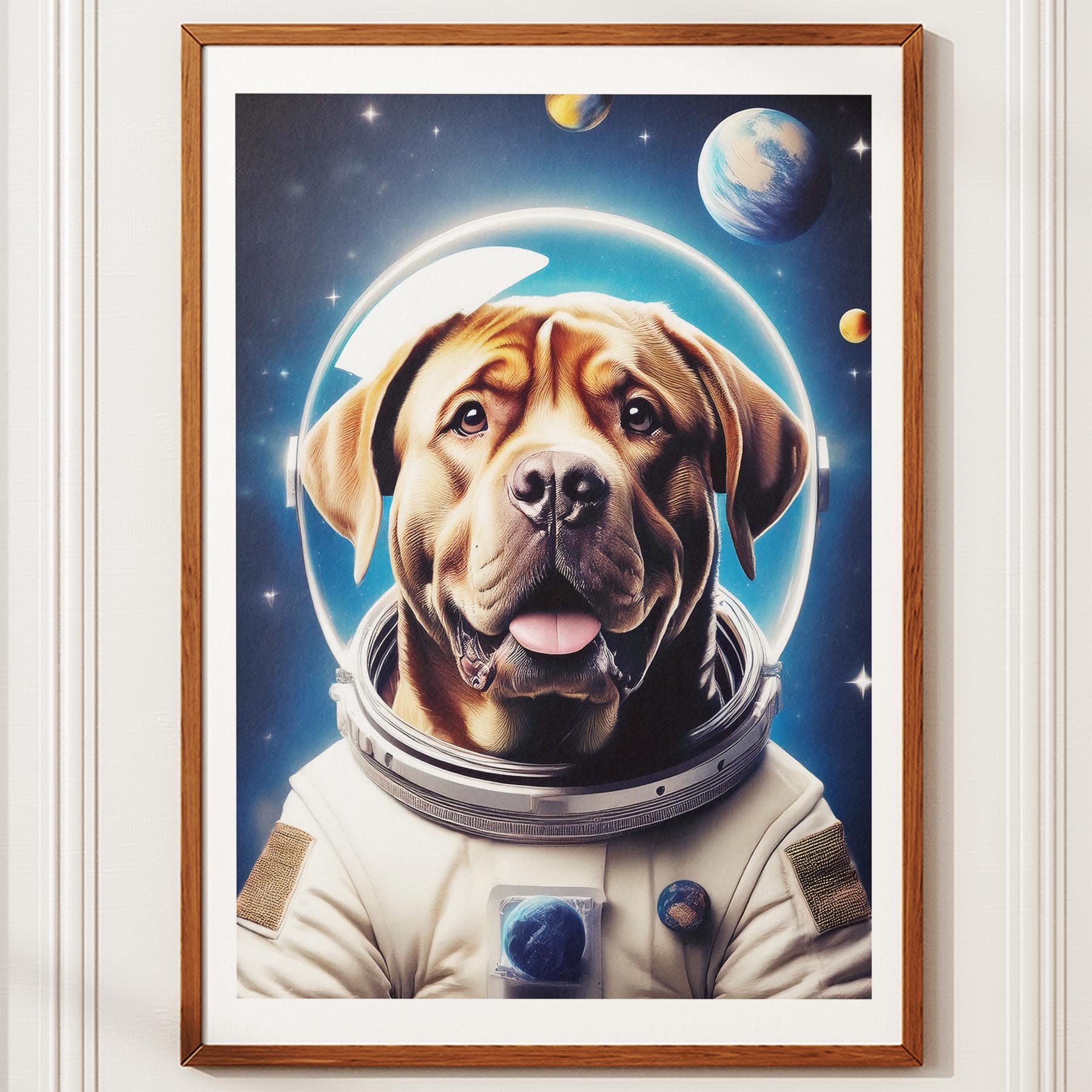Neapolitan Mastiff Astronaut Dog Series image 10