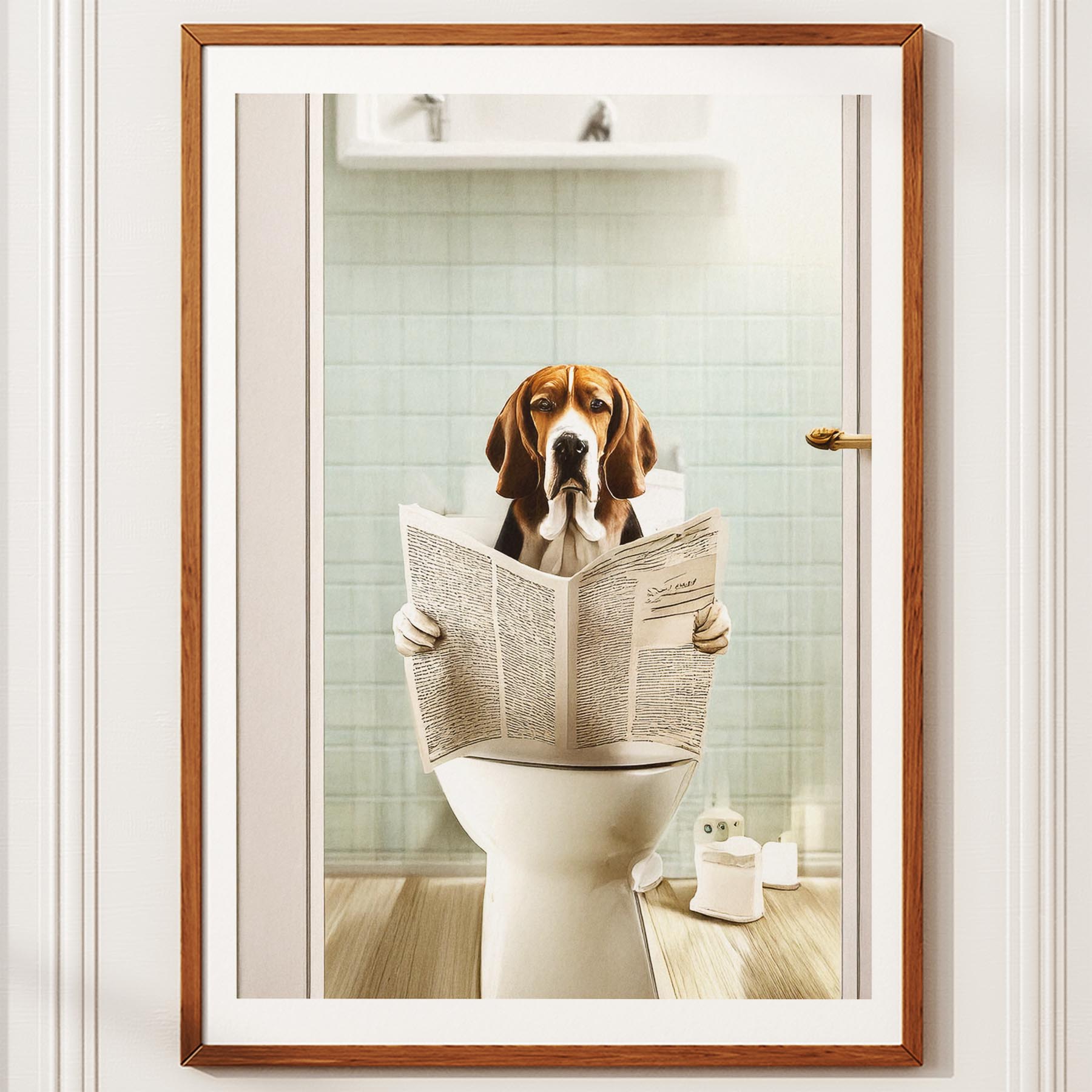Beagle Toilet Humour Dog Series 1 image 10