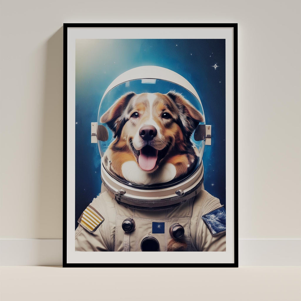Australian Shepherd Astronaut Dog Series image 0