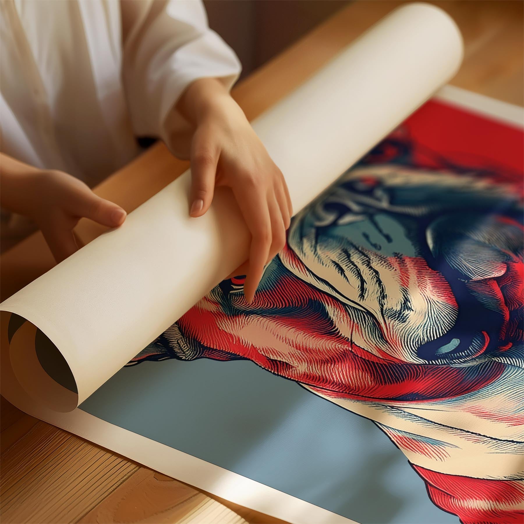 French Bulldog HOPE Series Inspired by the Obama Poster image 1