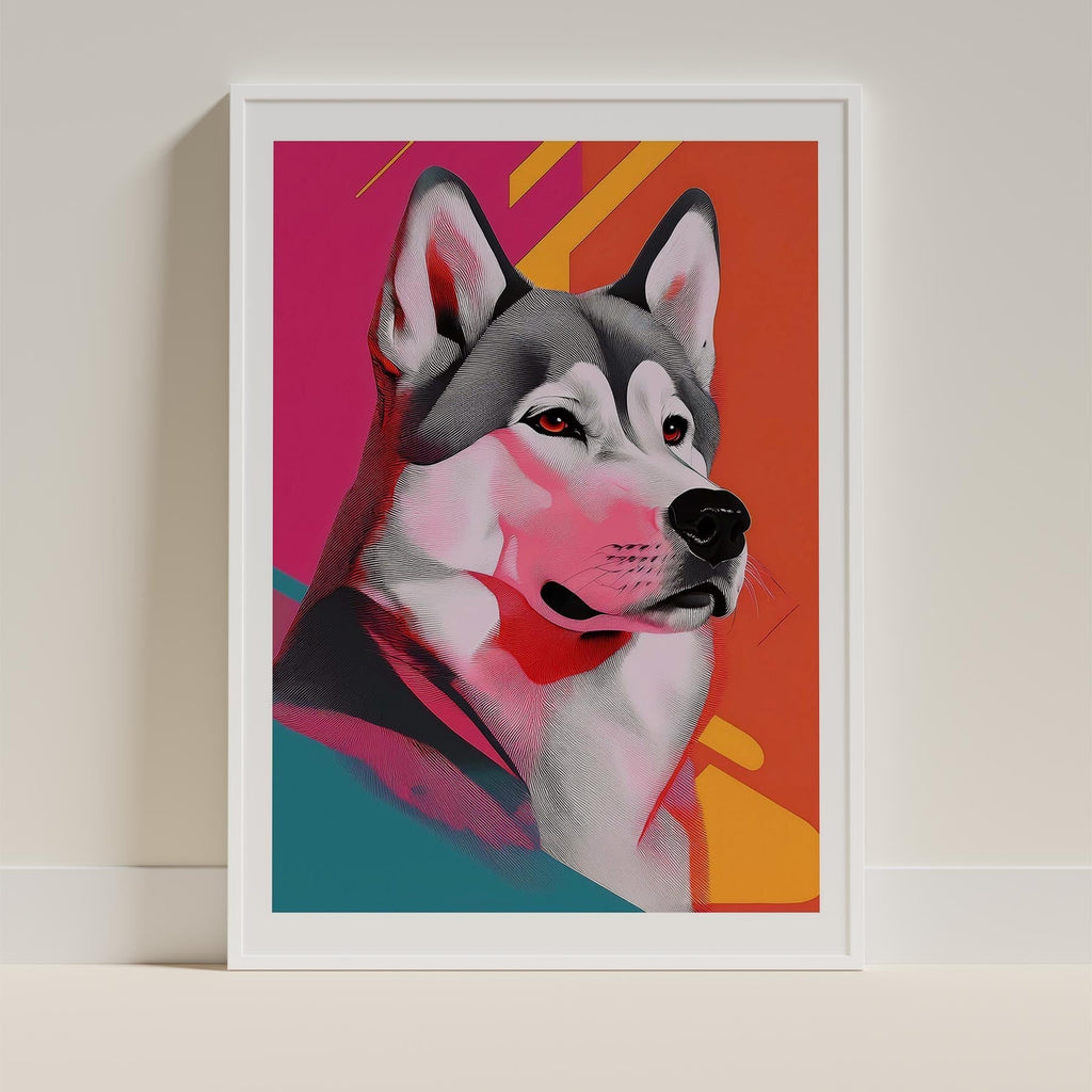 Alaskan Malamute Modern Pop Dog Series image 9