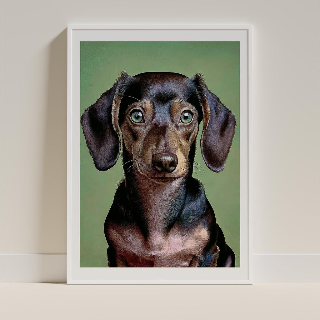 Dachshund Green Painted Series image 9