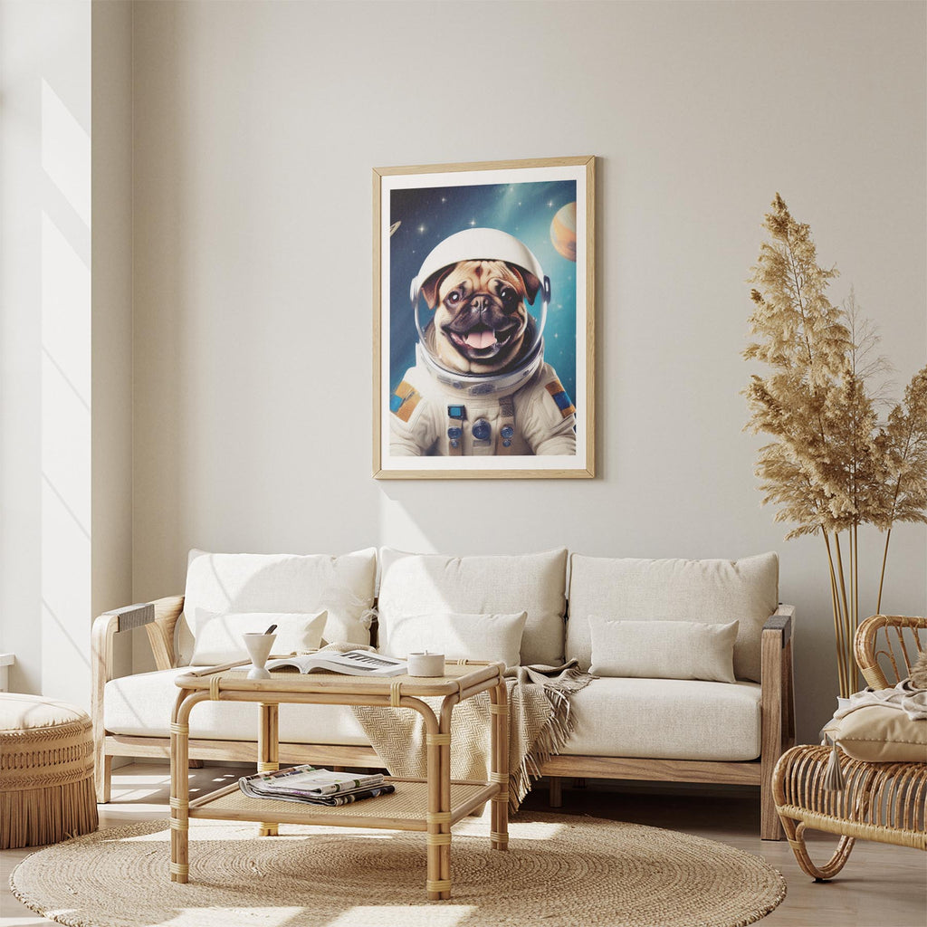 Pug Astronaut Dog Series image 2
