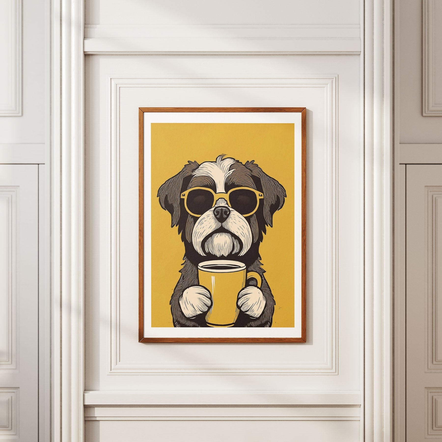 Shih Tzu Chillin Coffee Dog image 2