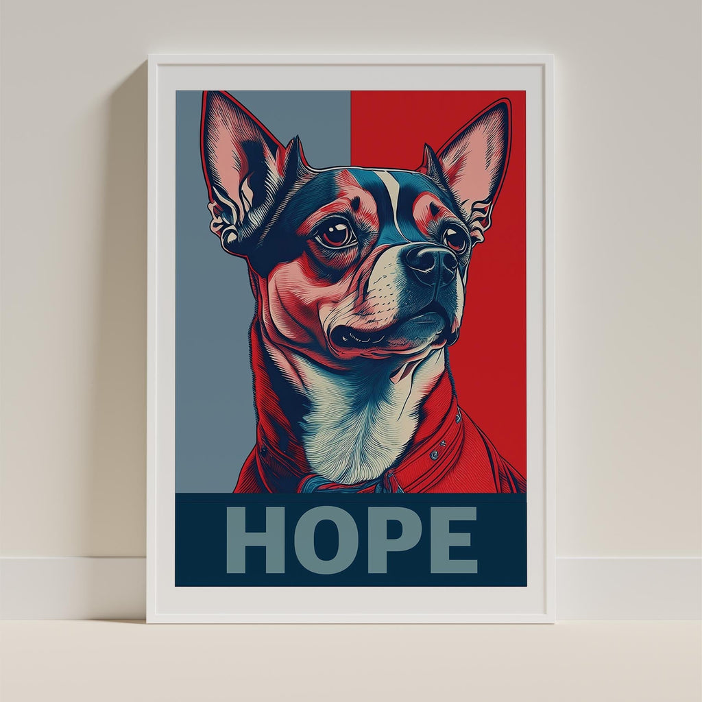 Chihuahua HOPE Series Inspired by the Obama Poster image 9