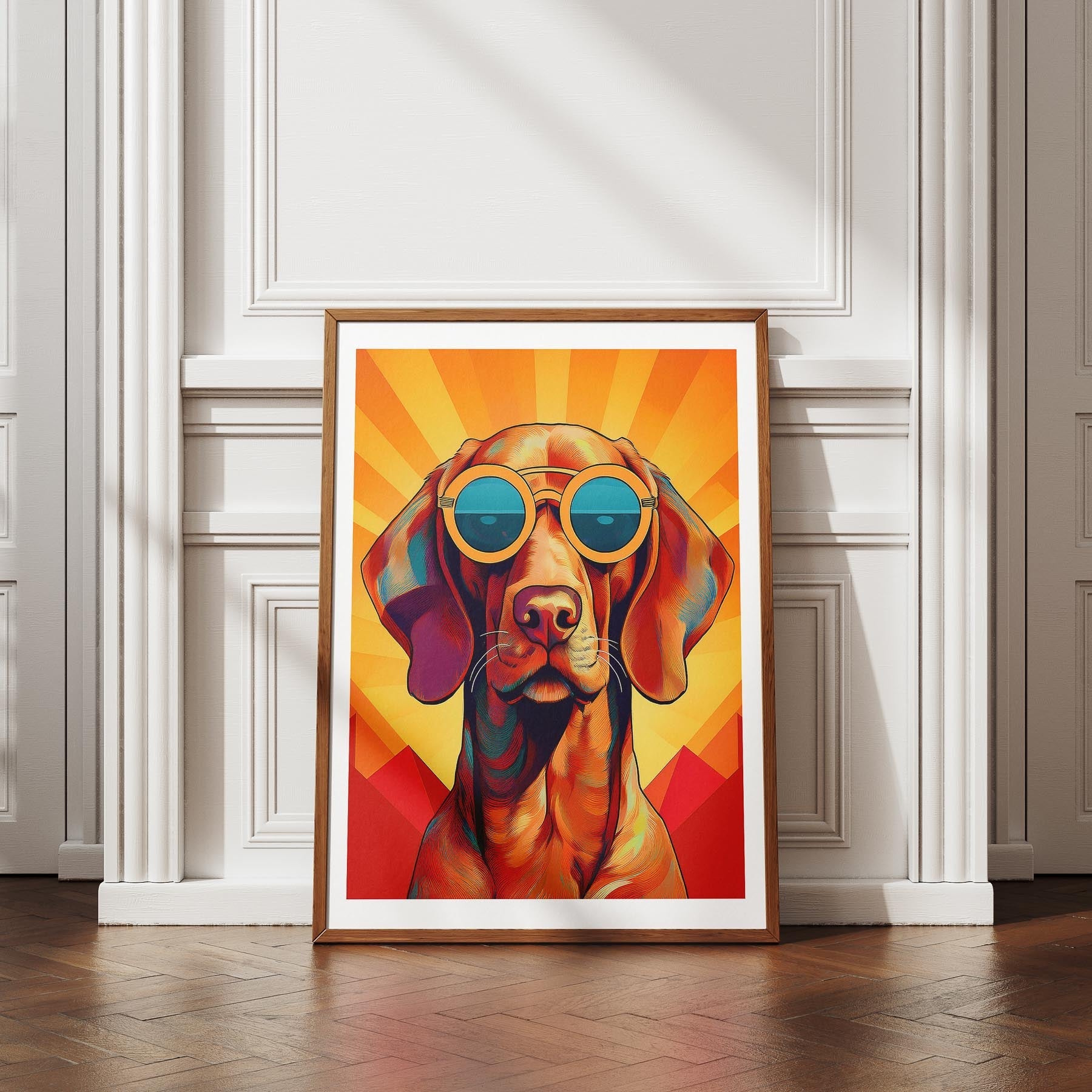Vizsla In Colourful Sunnies 1 image 4