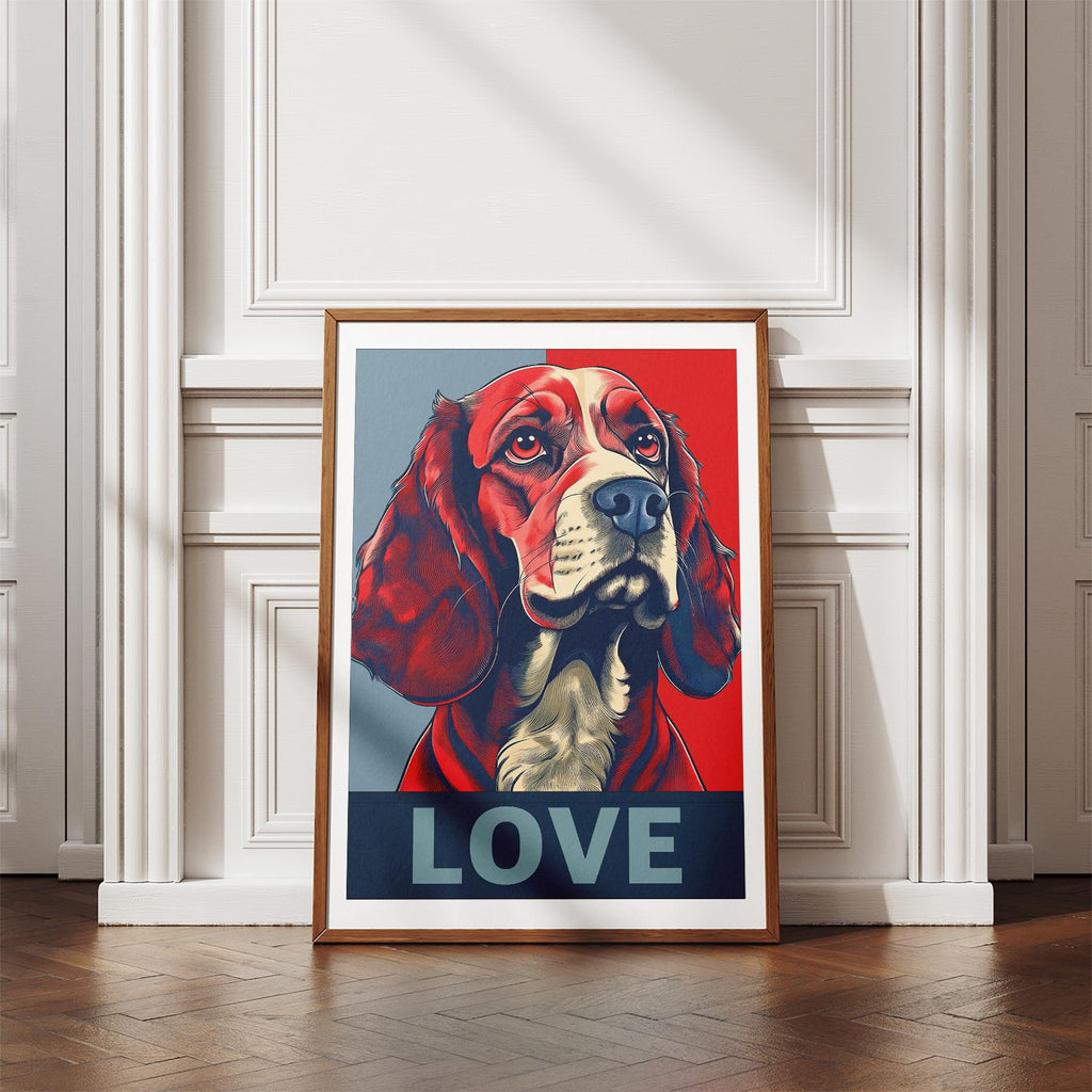 Cocker Spaniel LOVE Series Inspired by the Obama Poster image 4