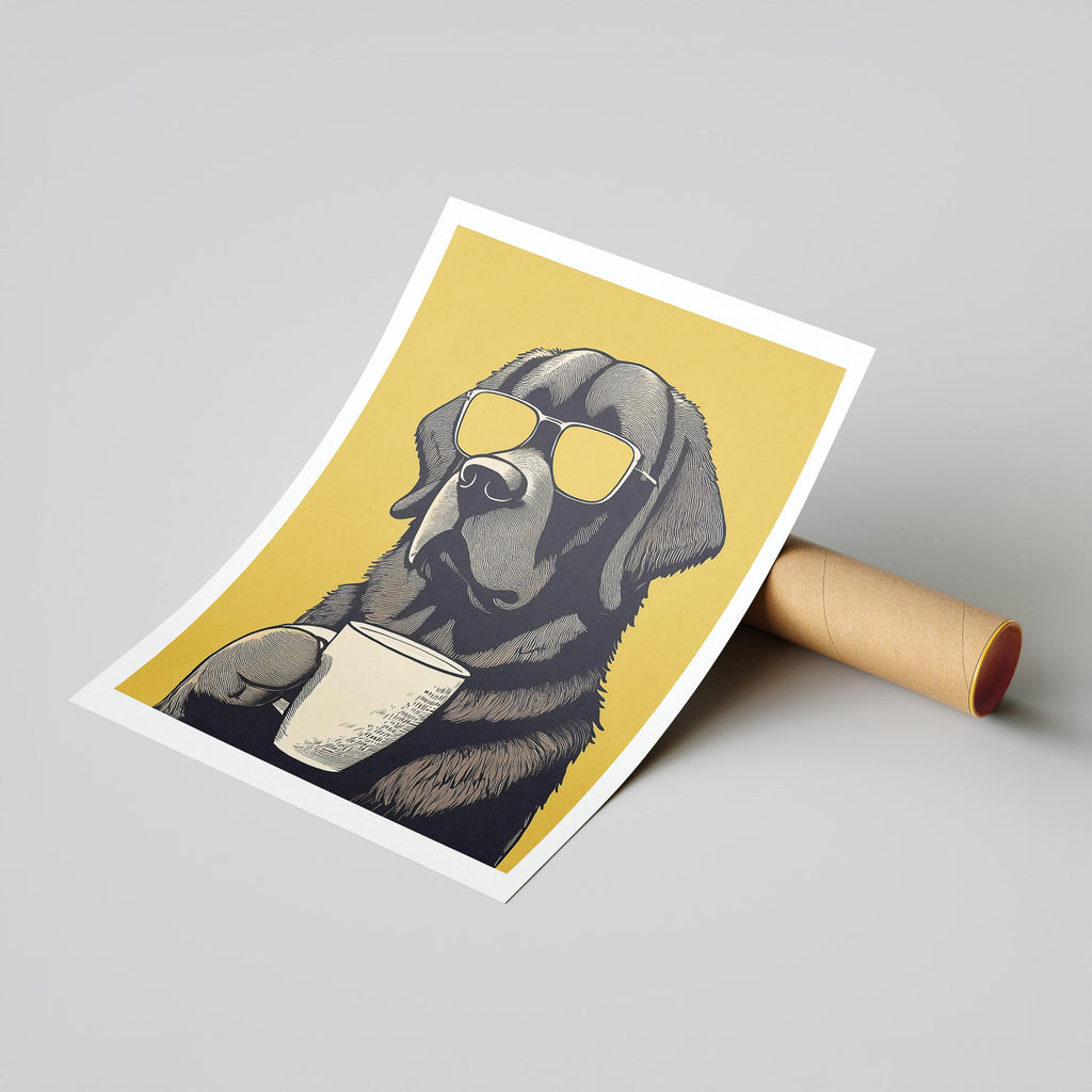 Newfoundland Chillin Coffee Dog image 7