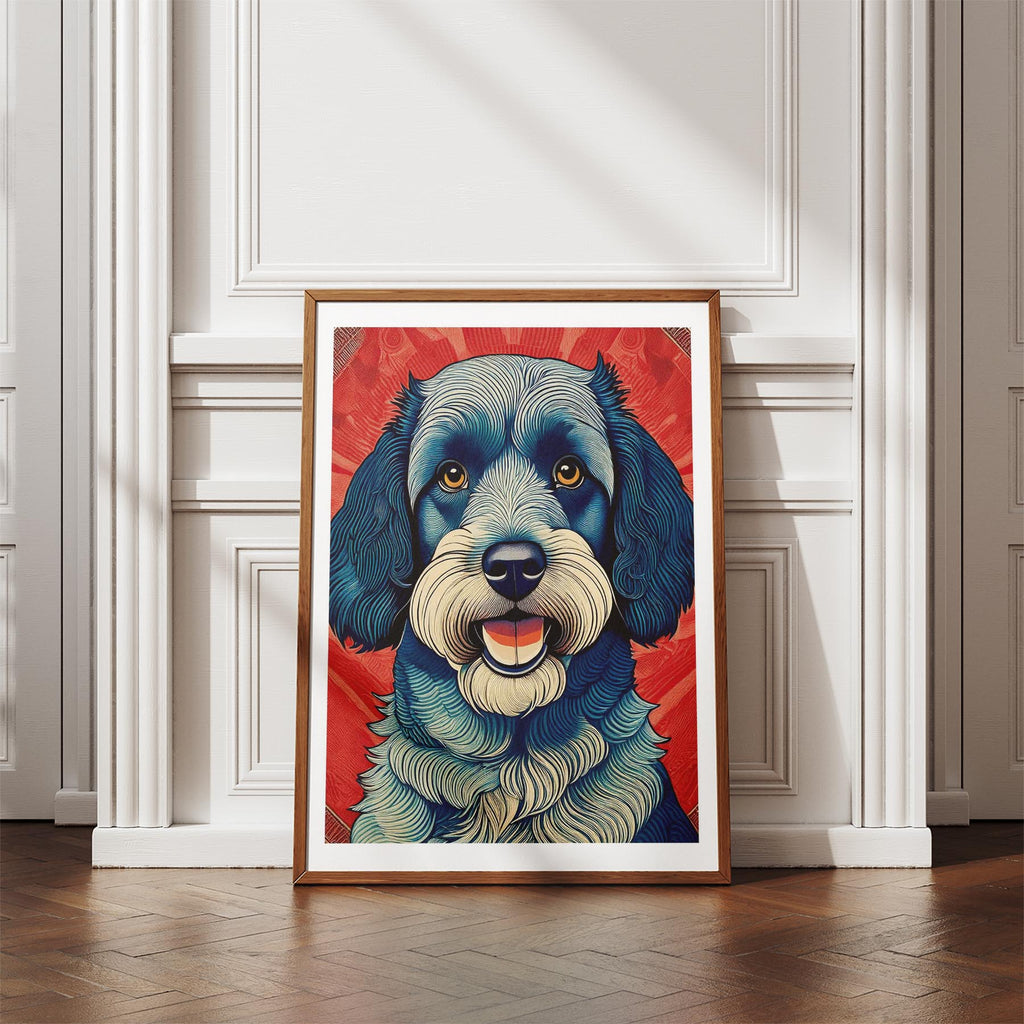 Cavoodle Hokusai Japanese Inspired Dog Series 5 image 4