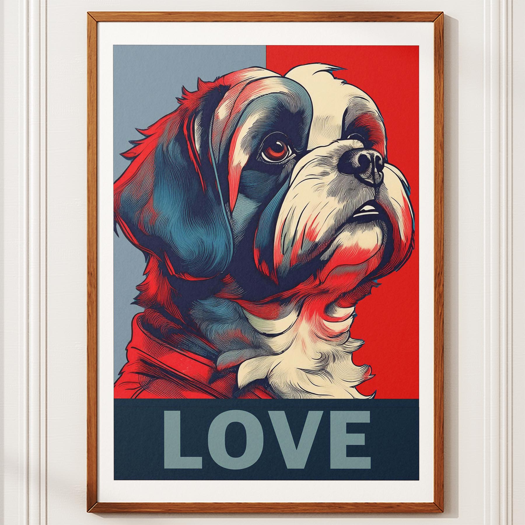Shih Tzu LOVE Series Inspired by the Obama Poster image 10