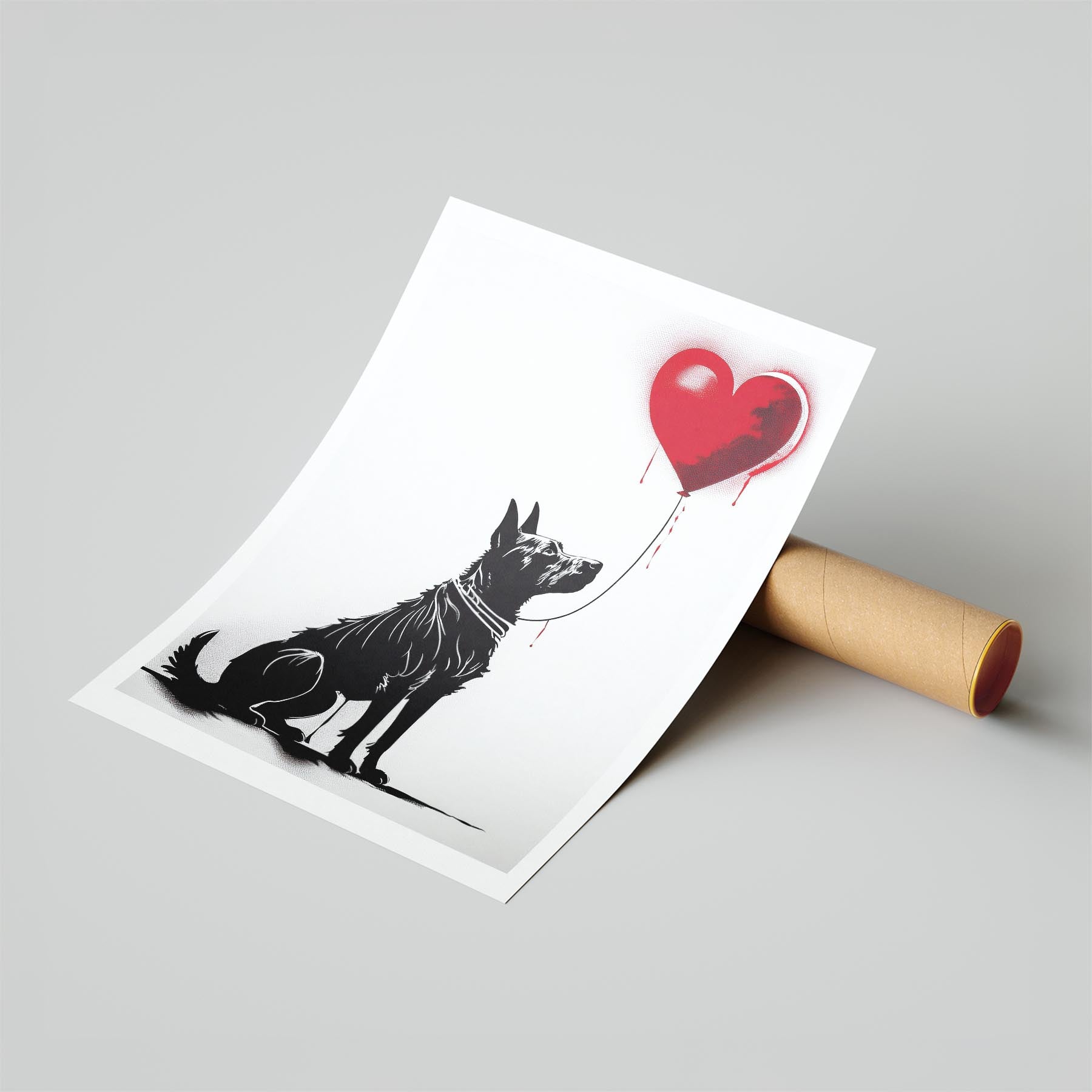 Cattle Dog DOGSY Series inspired by the Art of Banksy image 6