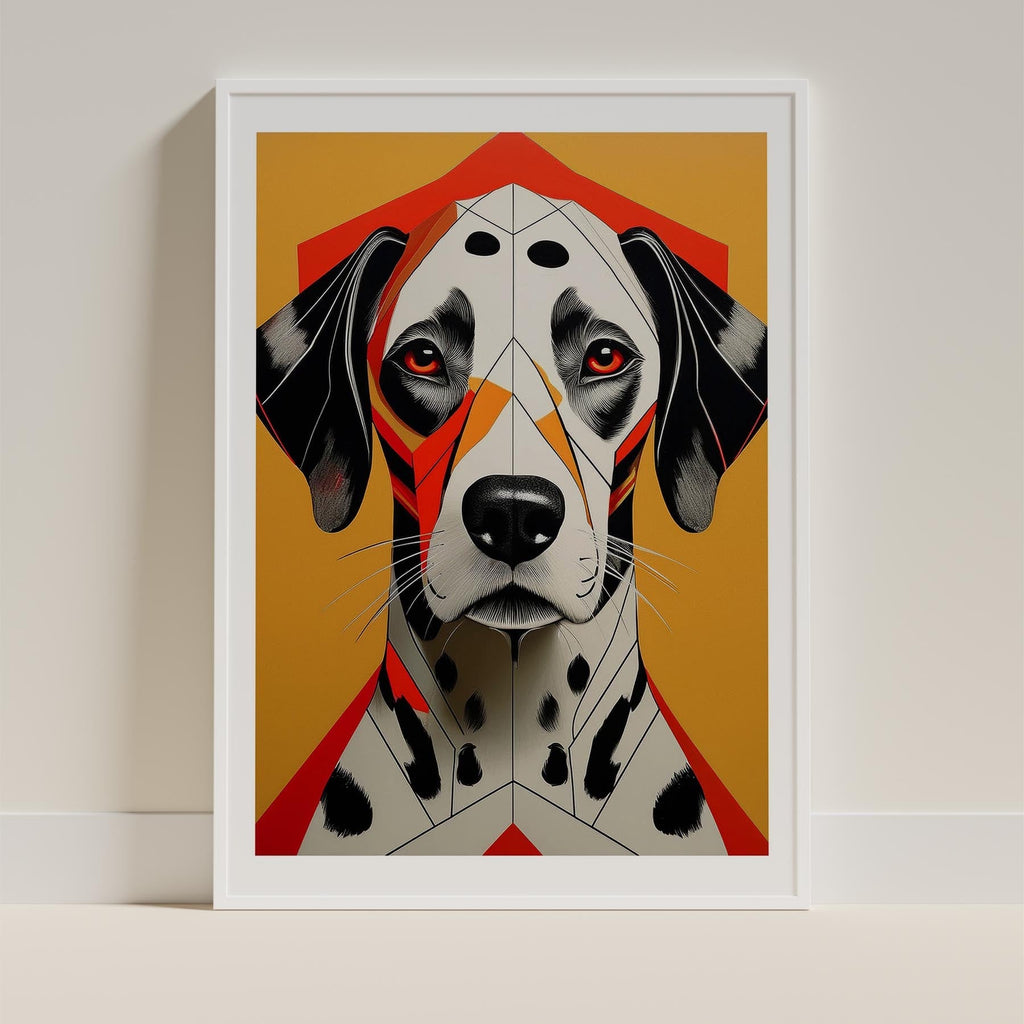 Dalmatian Geometric Orange Series image 9