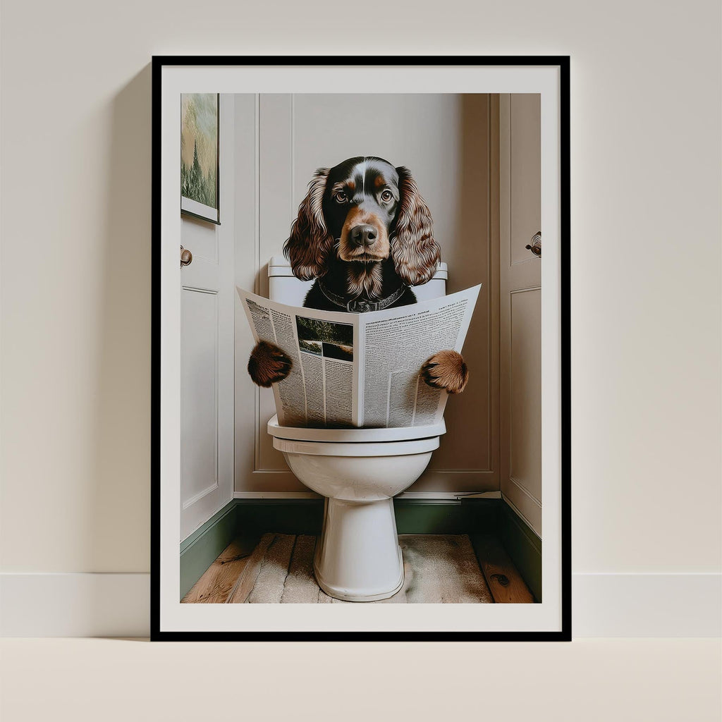 Cocker Spaniel Toilet Humour Dog Series 2 image 0