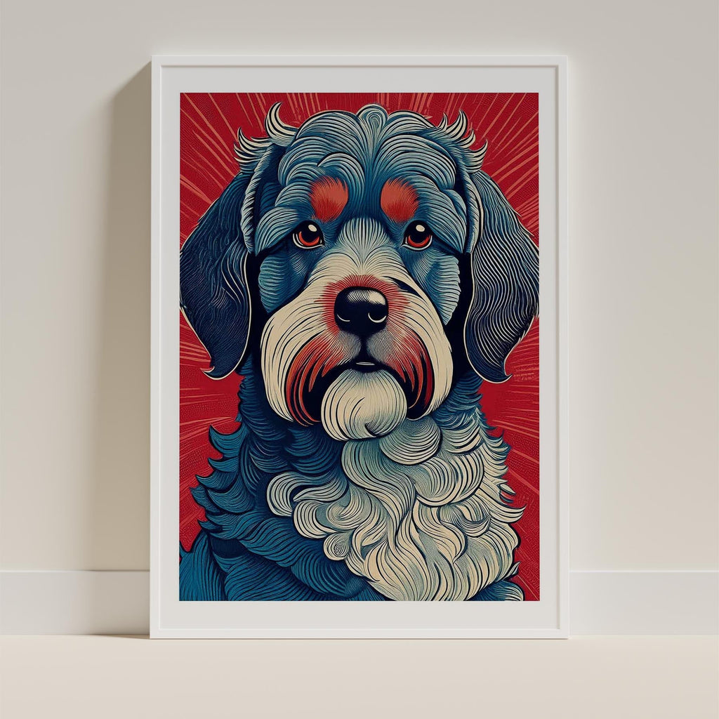 Cavoodle Hokusai Japanese Inspired Dog Series 6 image 9
