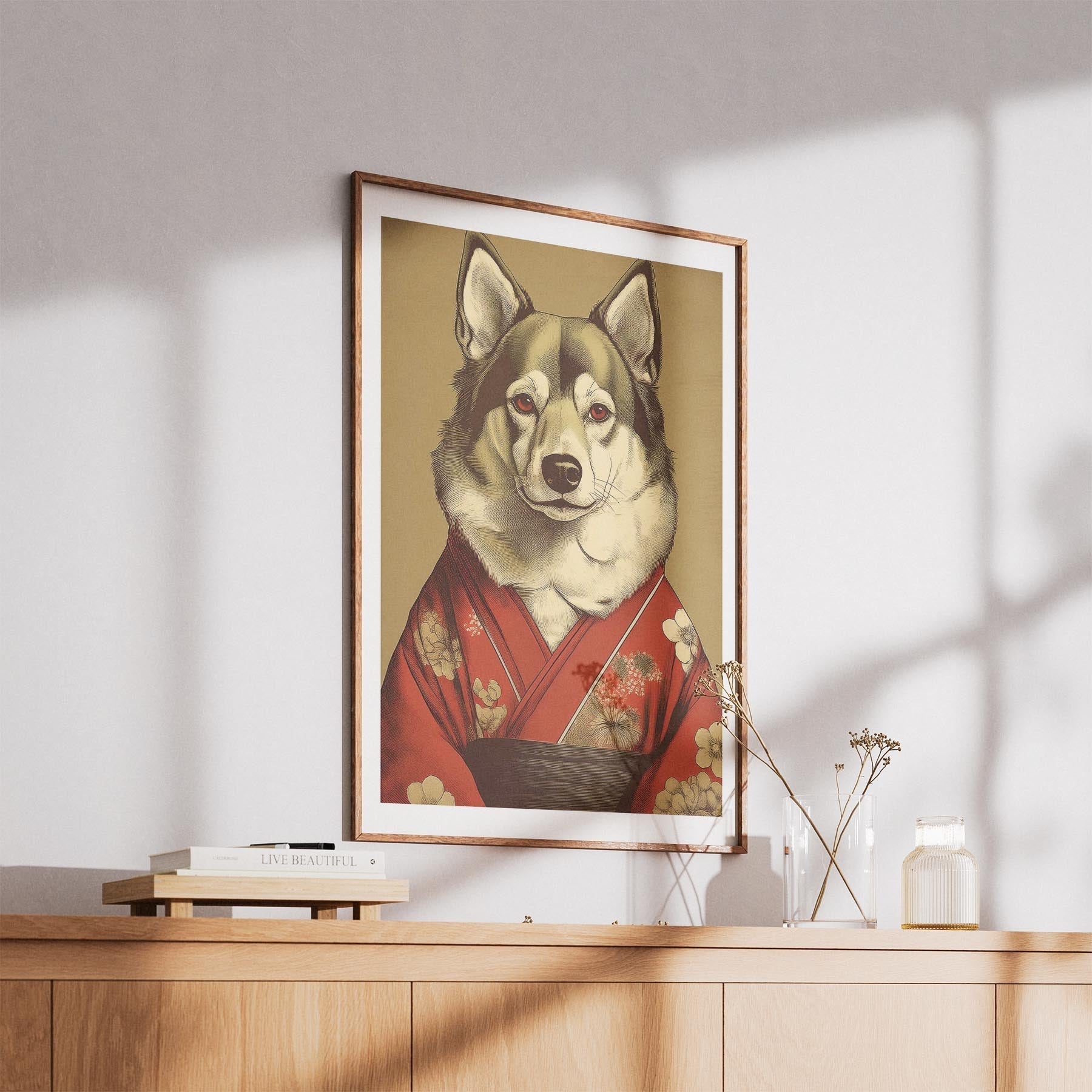 Finnish Lapphund Japanse Kimono Dog Series image 5