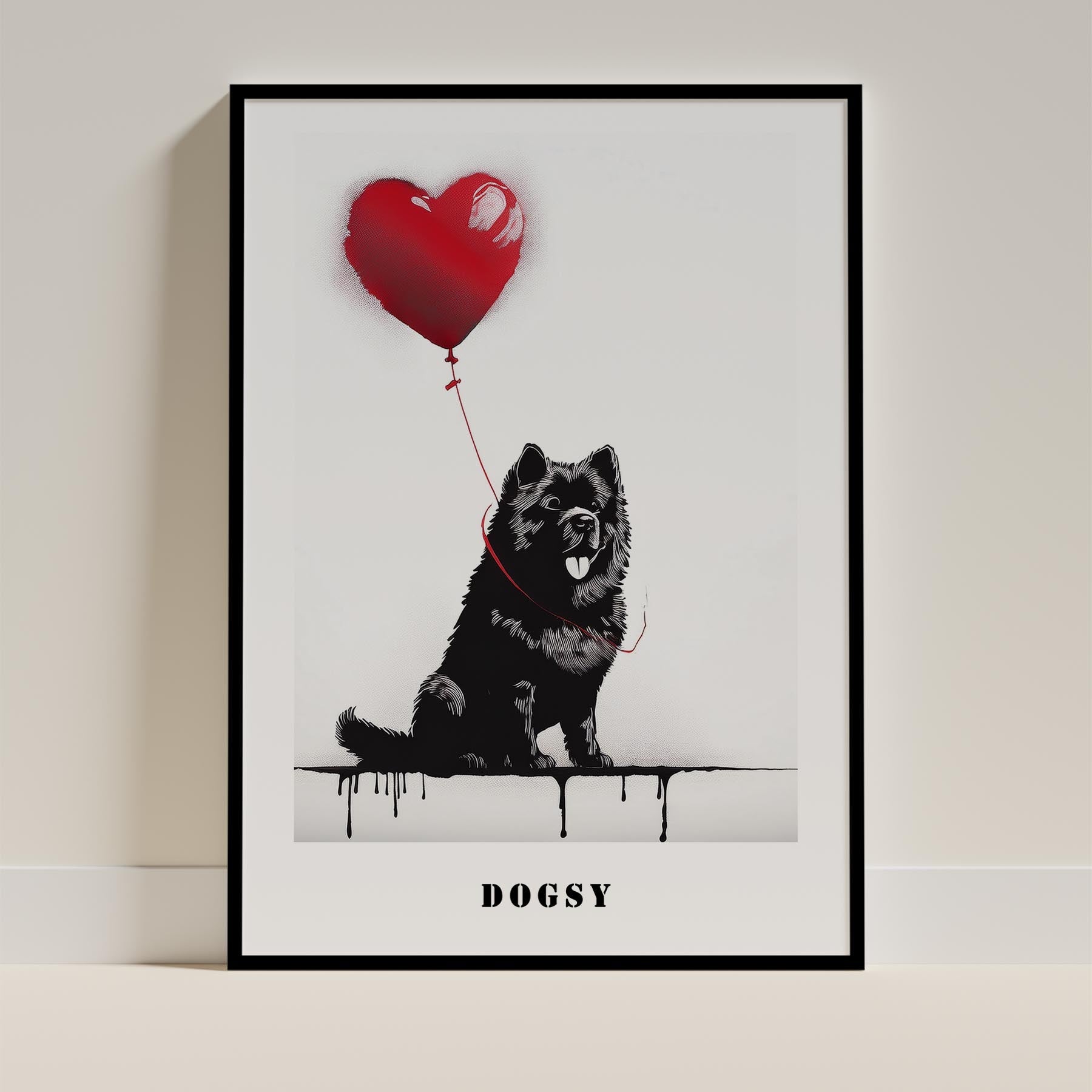 Chow Chow Dog Art Print Unframed Vol 1 | 11 Unique Designs | Wall Art Gift for Dog Lovers - Image 7 | Dogsy & Co