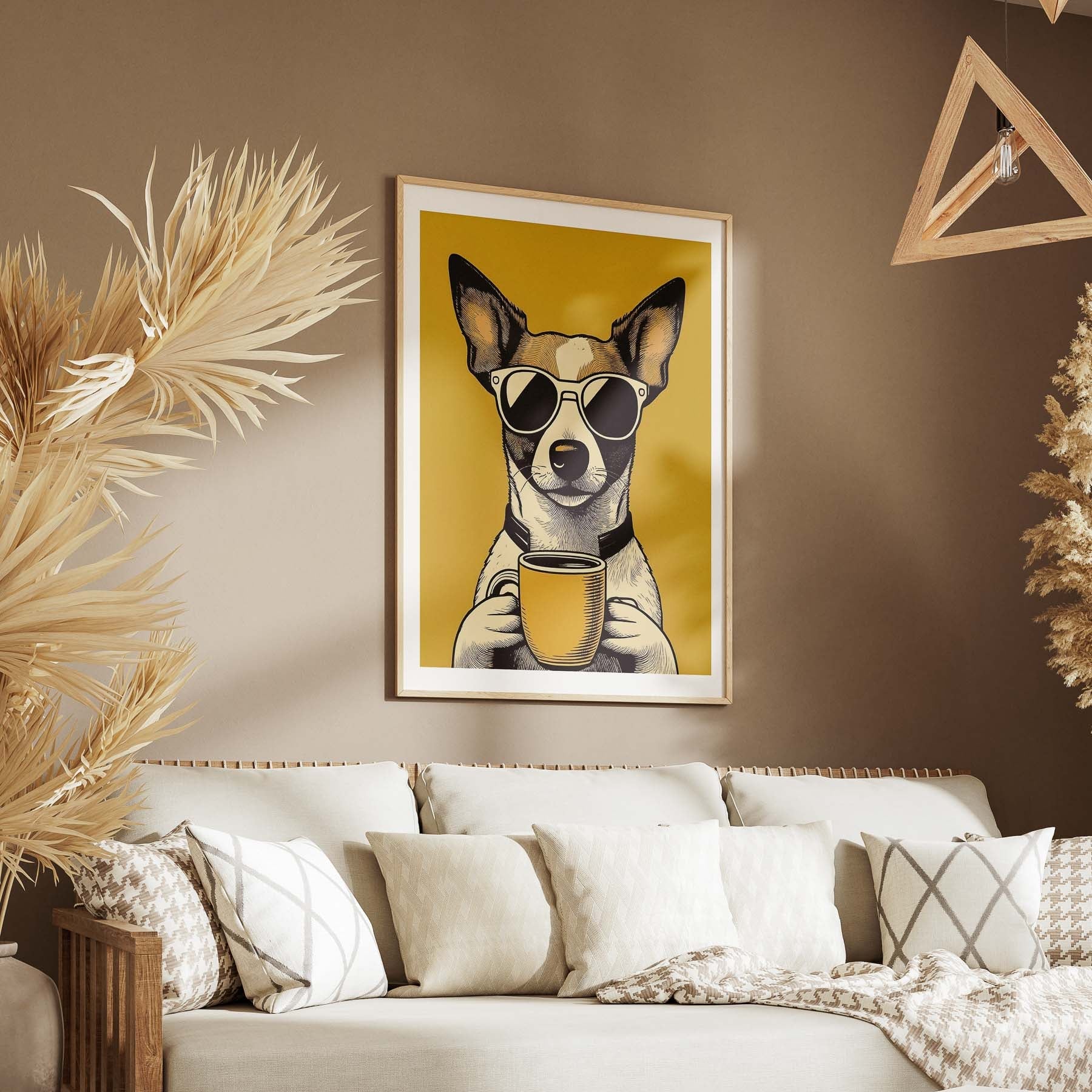 Jack Russell Chillin Coffee Dog image 5