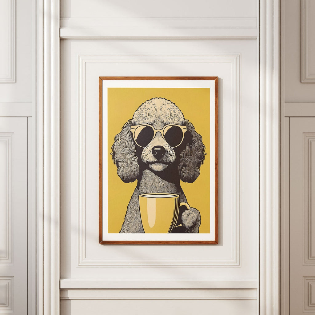 Poodle Chillin Coffee Dog image 2