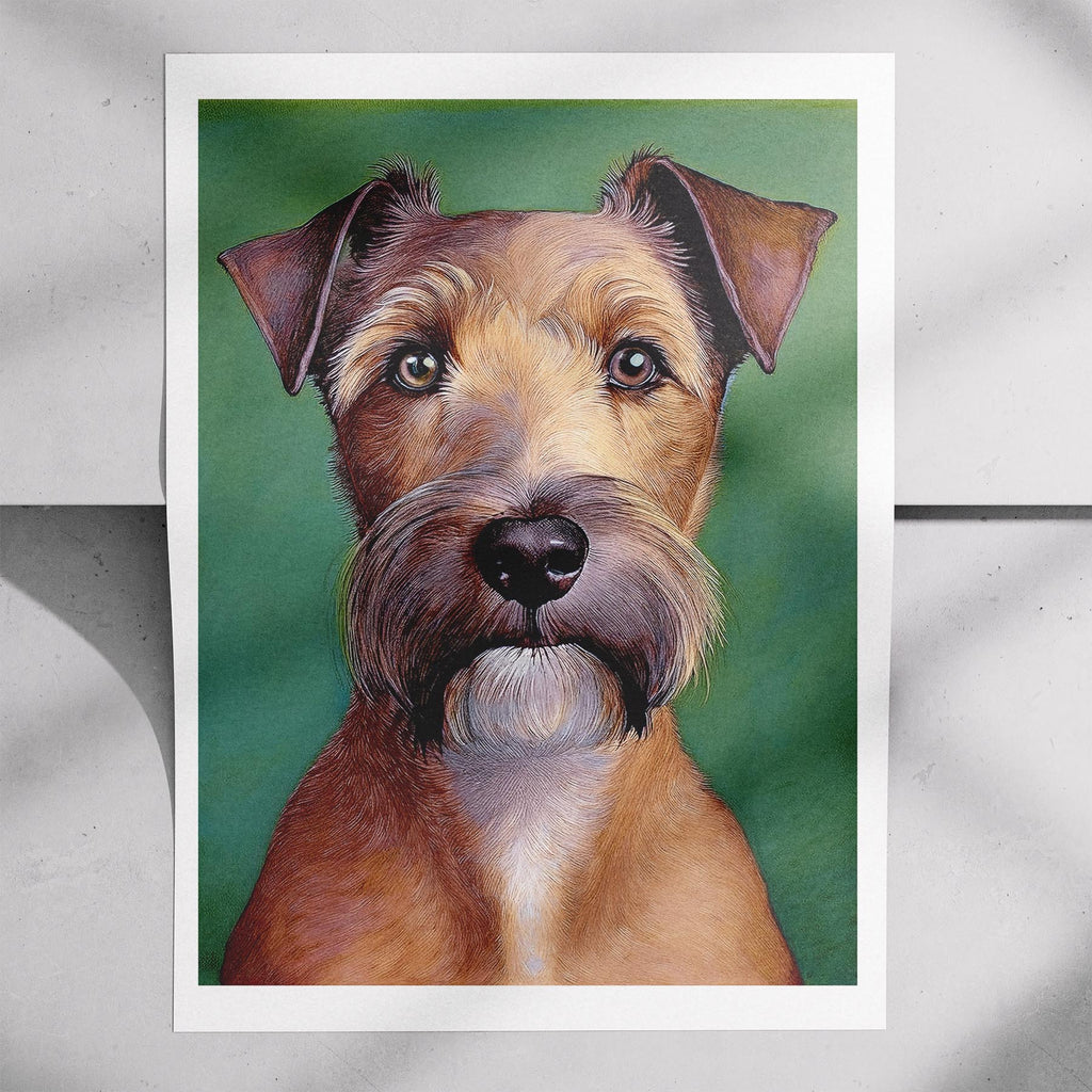Irish Terrier Green Painted Series image 7