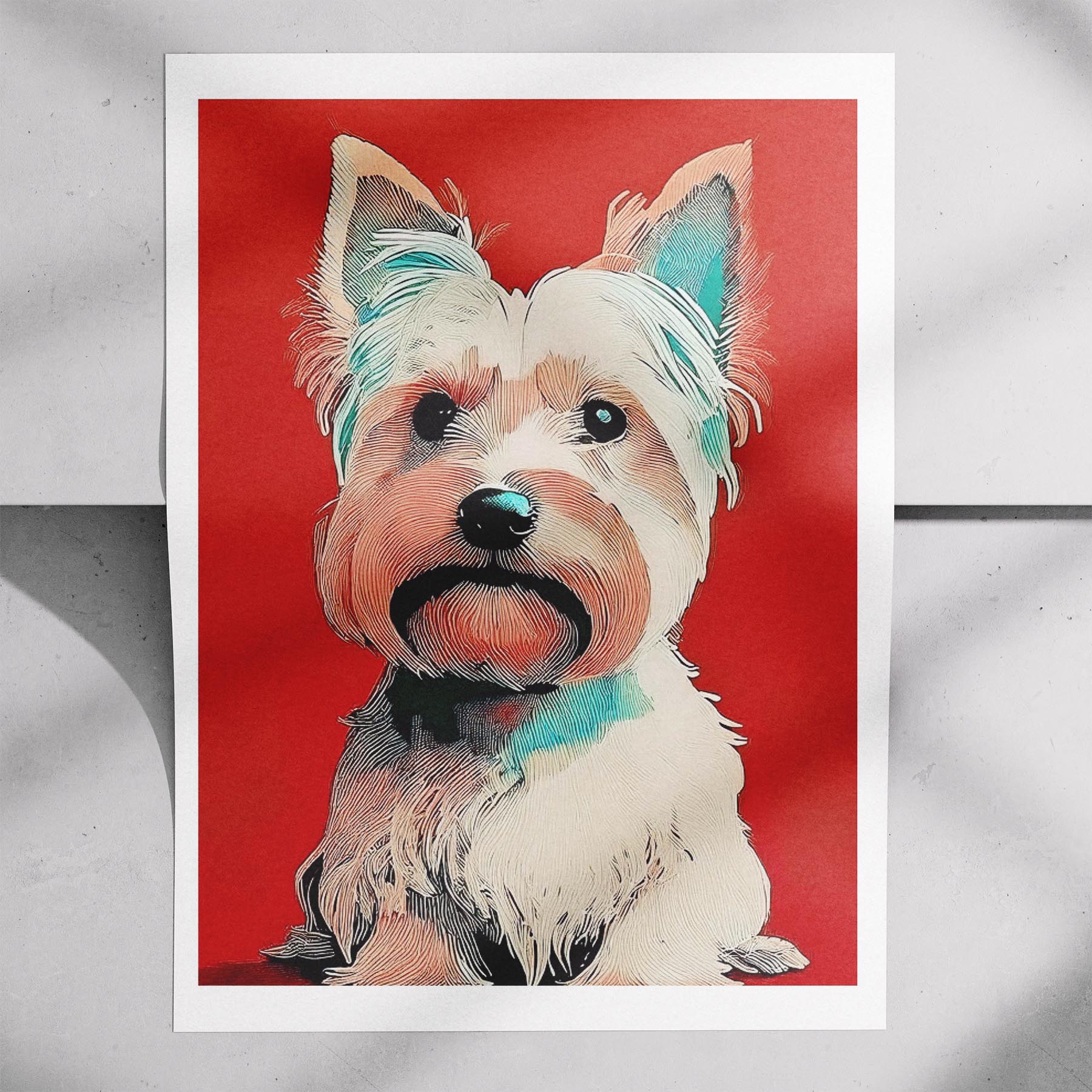 Yorkshire Terrier Red Dog Series image 6