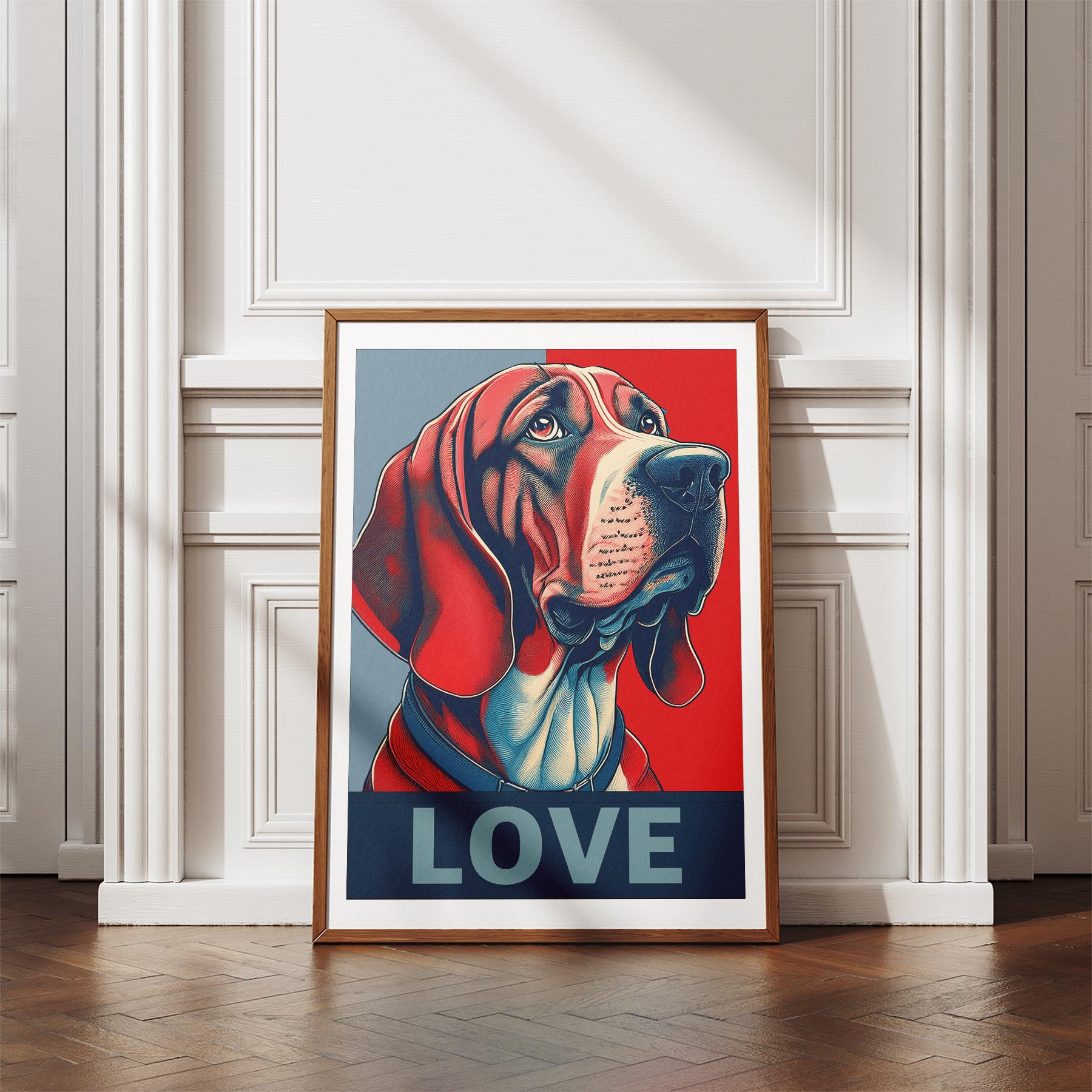 Bloodhound LOVE Series Inspired by the Obama Poster image 4