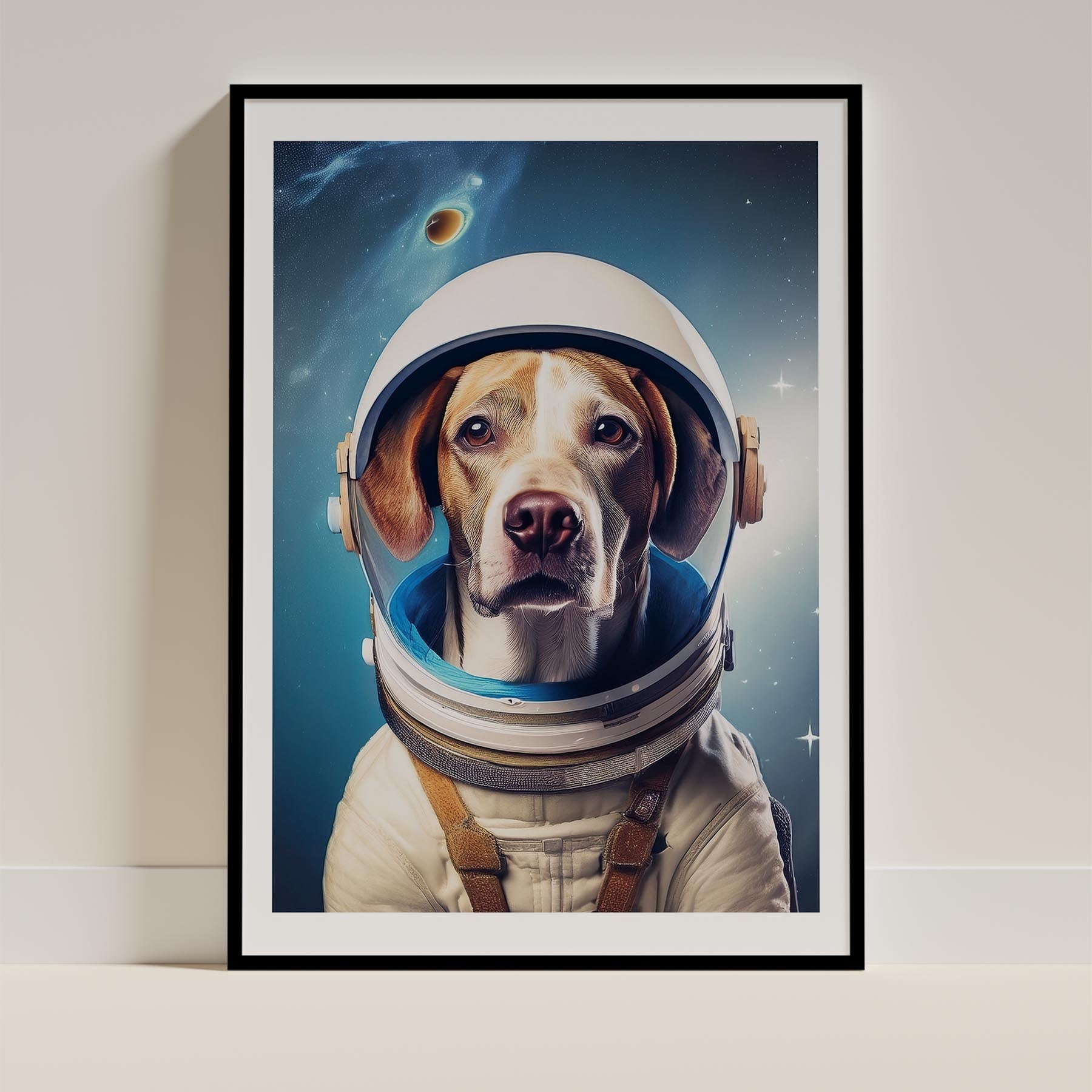 English Pointer Astronaut Dog Series image 0
