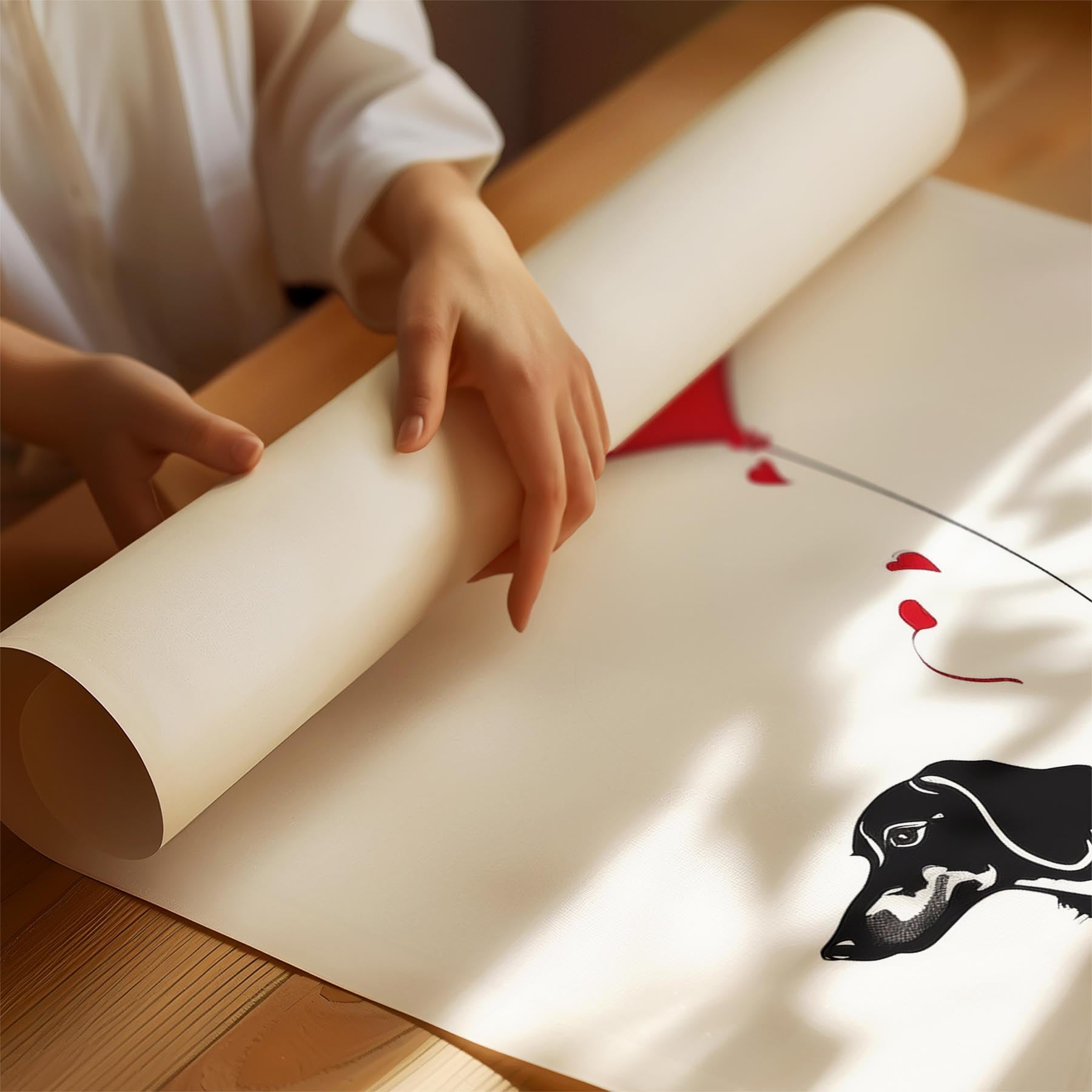 Dachshund DOGSY Series inspired by the Art of Banksy image 1