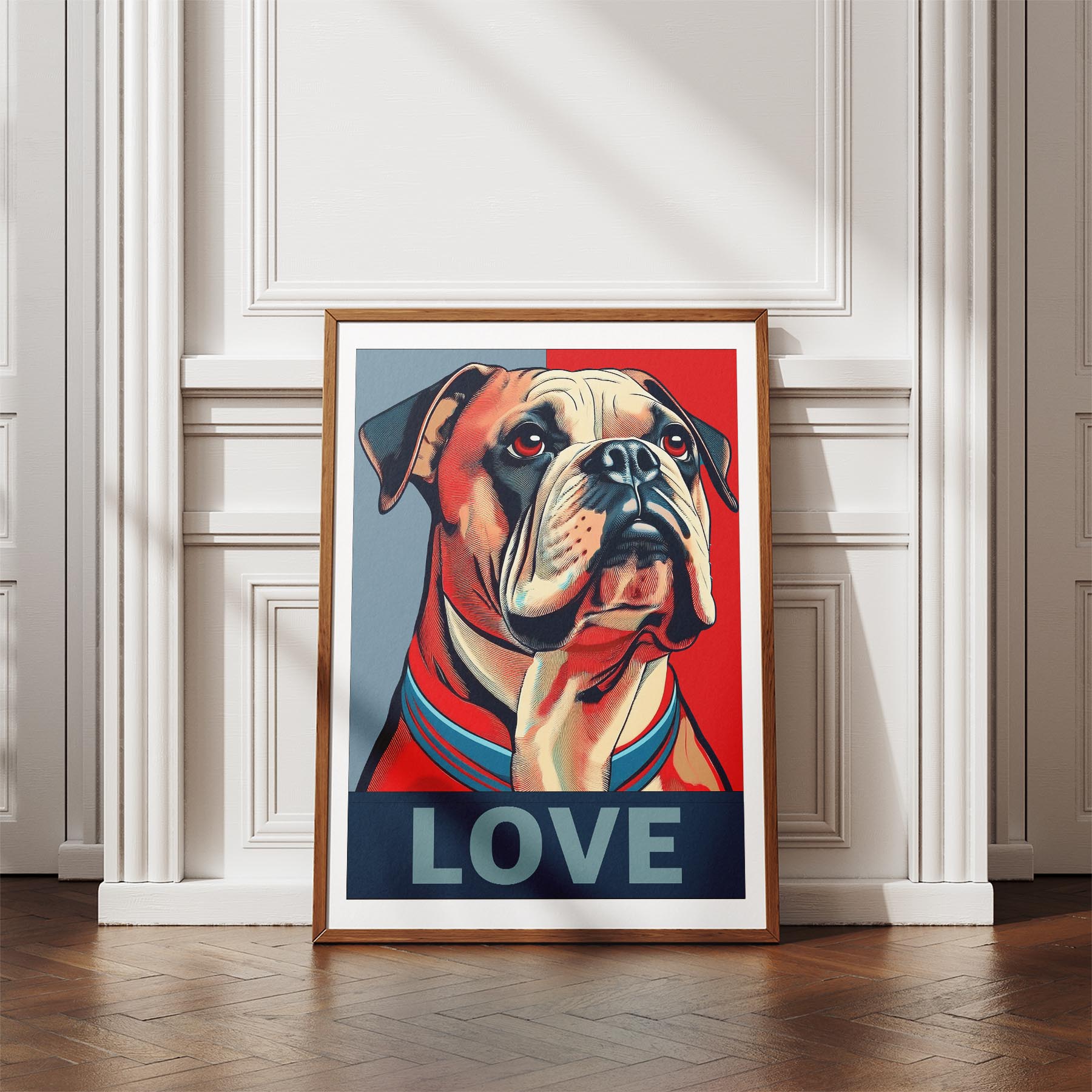 Bulldog LOVE Series Inspired by the Obama Poster image 4