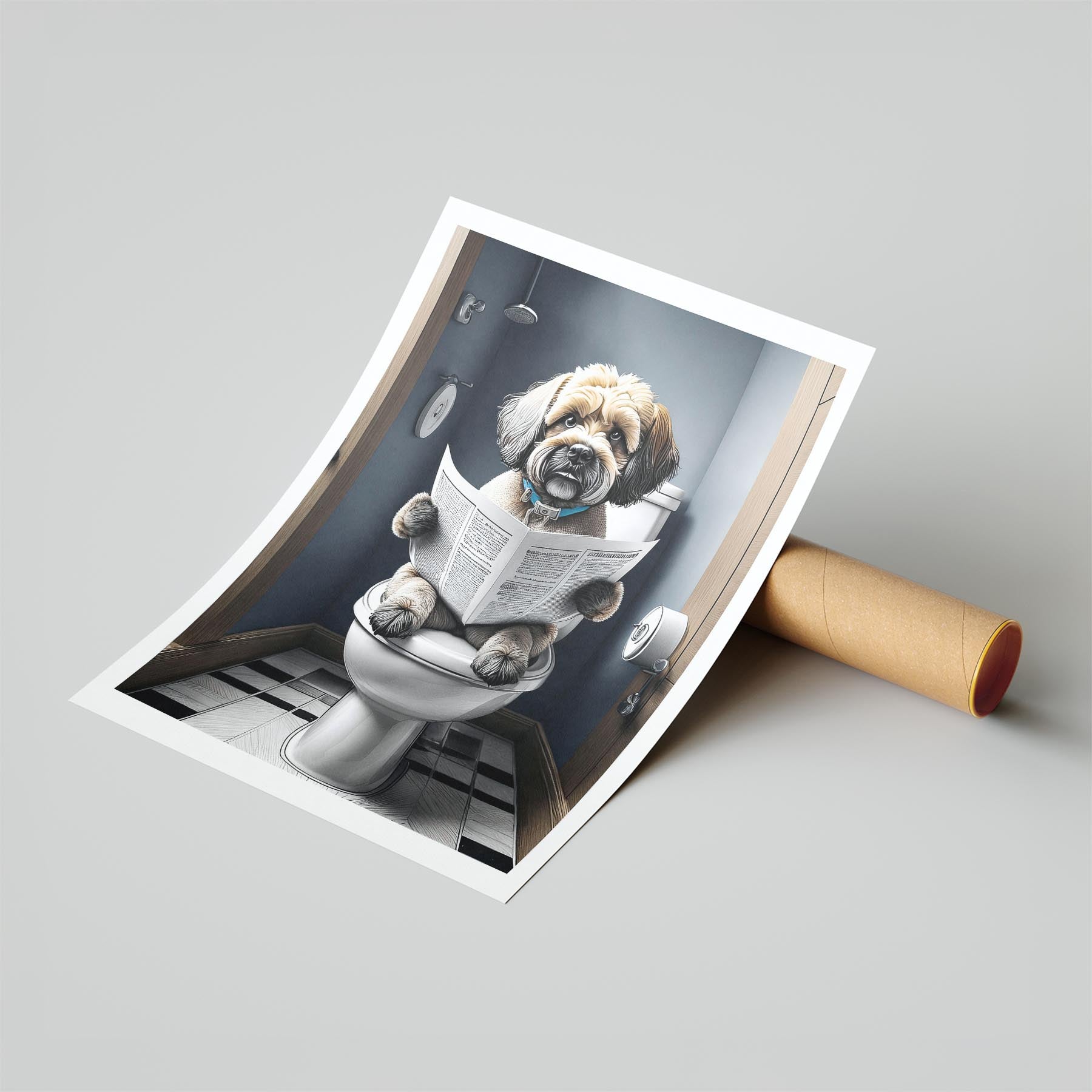 Cavoodle Toilet Humour Dog Series 3 image 6