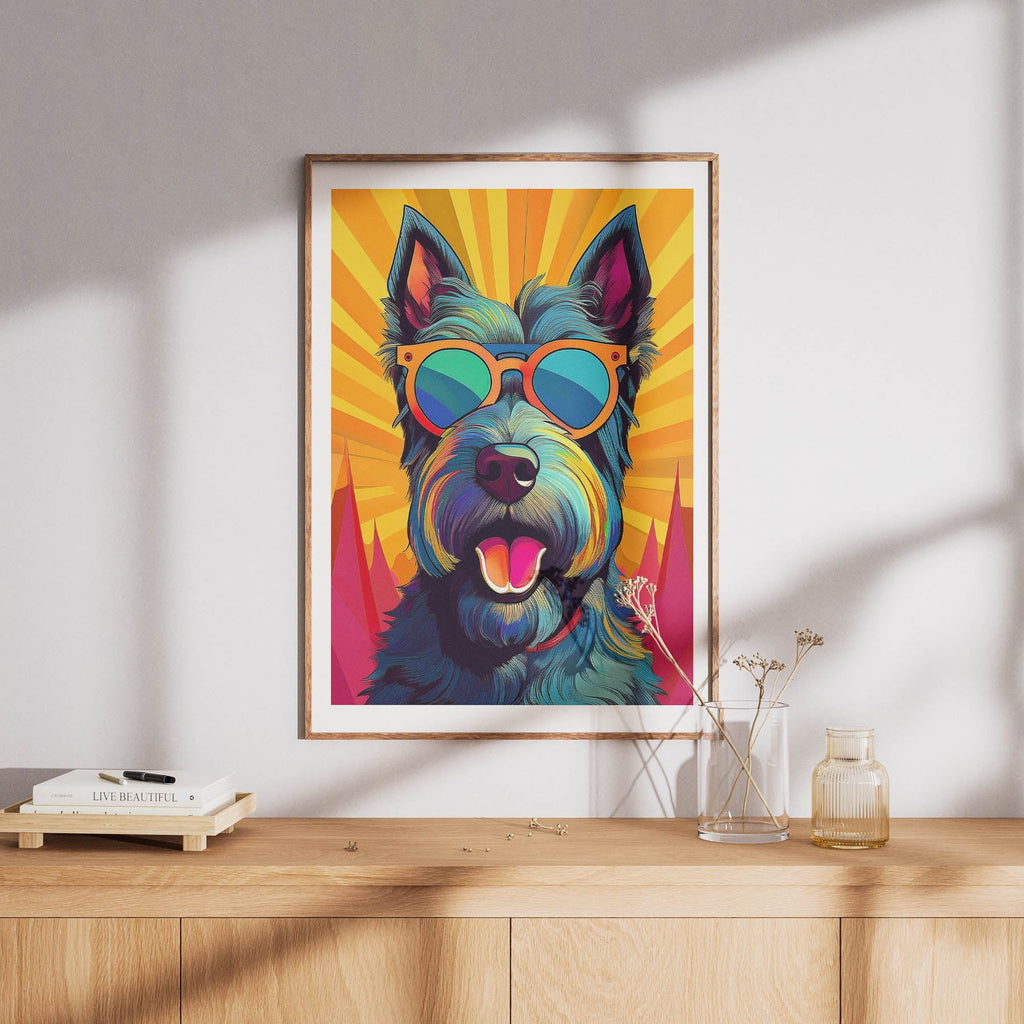 Scottish Terrier In Colourful Sunnies 1 image 8