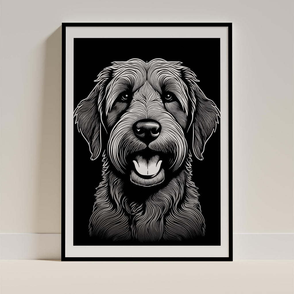 Cobberdog Line Dog Series in Black and White image 0