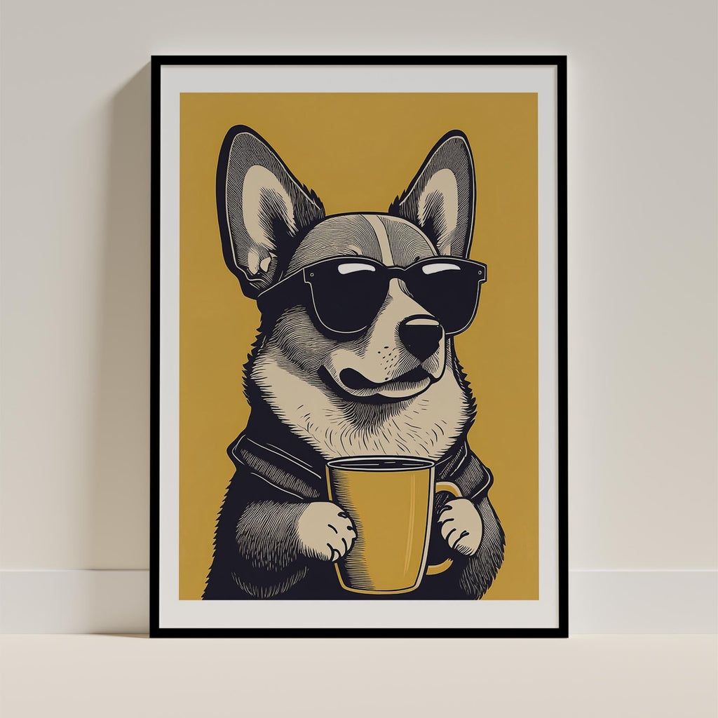 Corgi Chillin Coffee Dog image 11