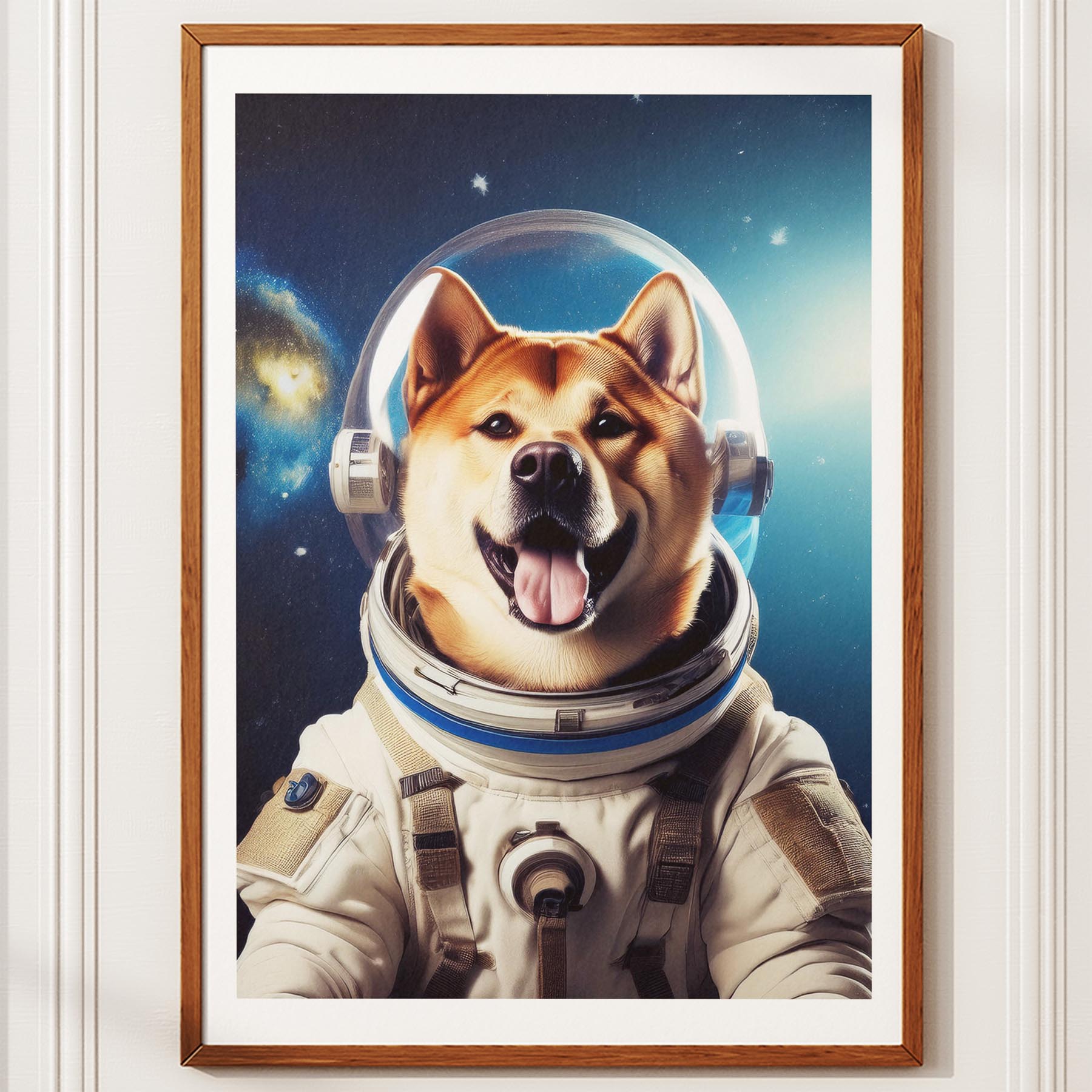 Akita Inu Astronaut Dog Series image 10