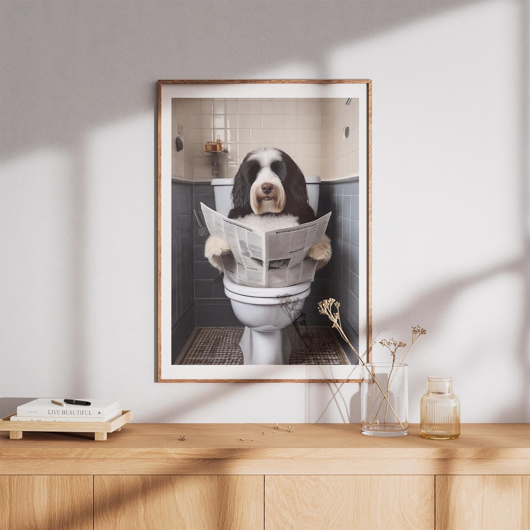 Old English Sheepdog Toilet Humour Dog Series image 8