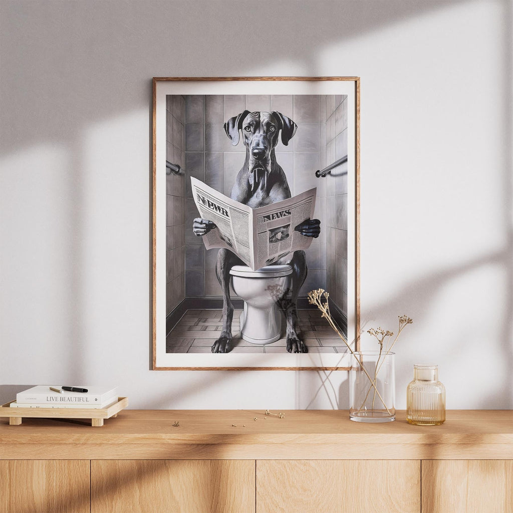 Great Dane Toilet Humour Dog Series 1 image 8