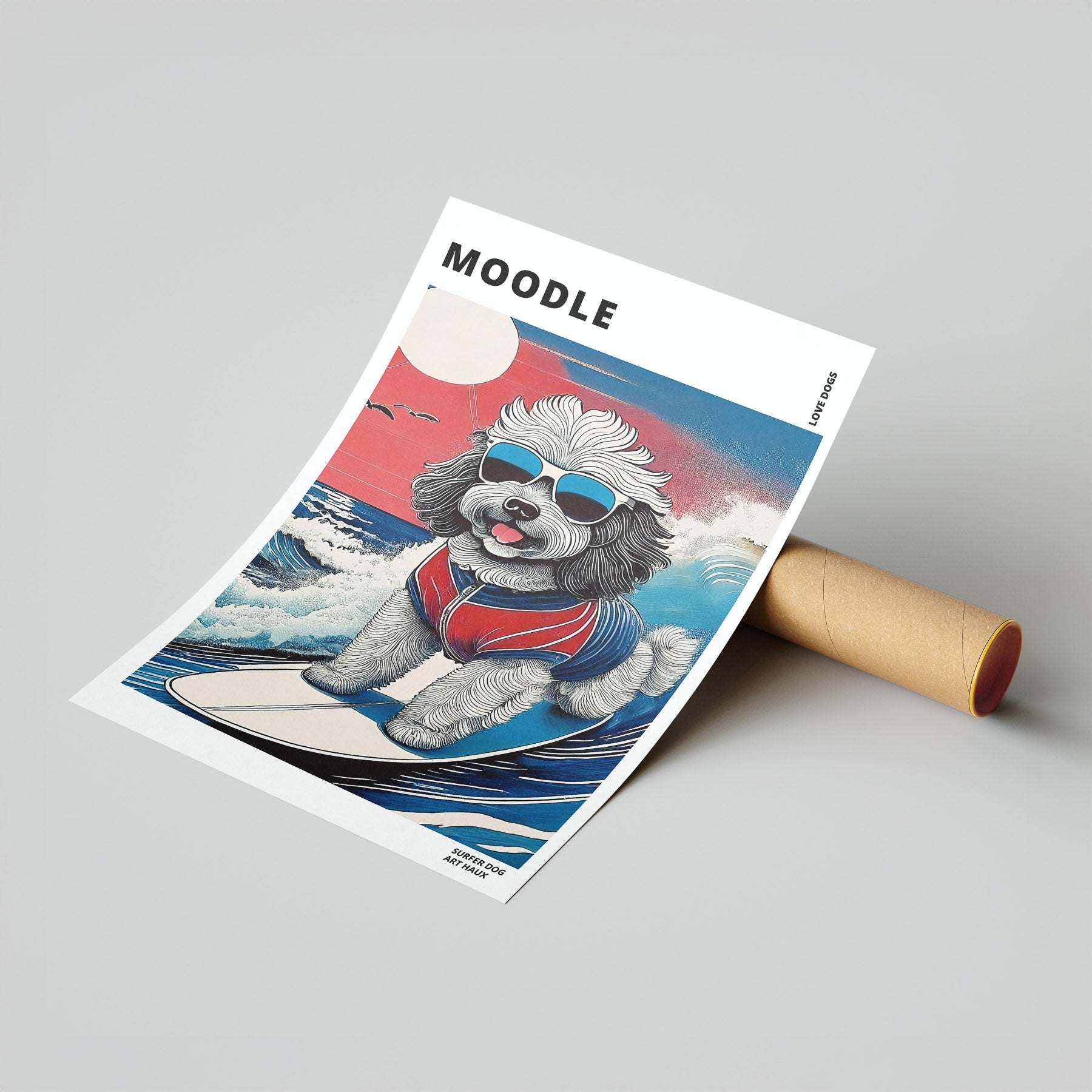 Miniature Schnauzer Hokosai Surfer Dogs 3 image 7