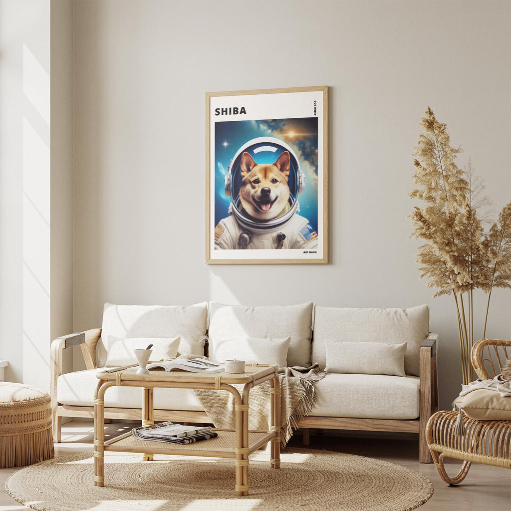 Shiba Astronaut Dog Series with Text Astro Dog image 2