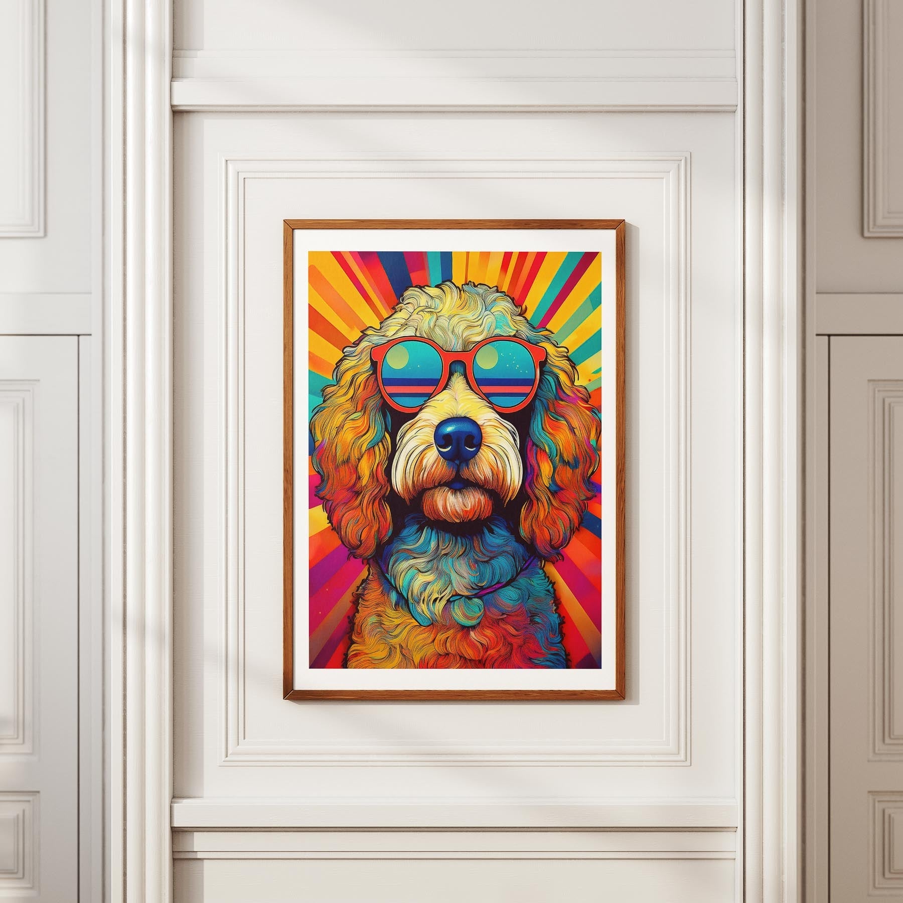 Cavoodle In Colourful Sunnies 1 image 2