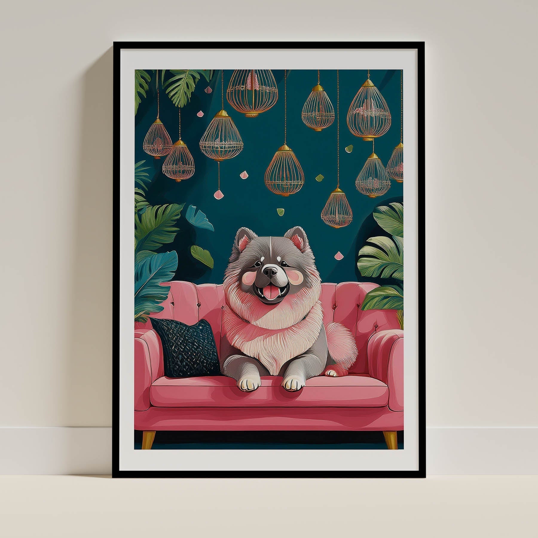 Chow Chow Dog Art Print Unframed Vol 2 | 6 Unique Designs | Wall Art Gift for Dog Lovers - Image 2 | Dogsy & Co
