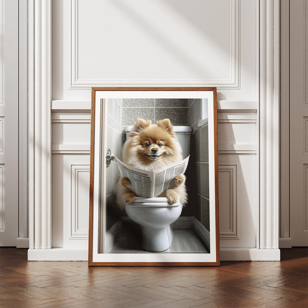 Pomeranian Toilet Humour Dog Series image 4