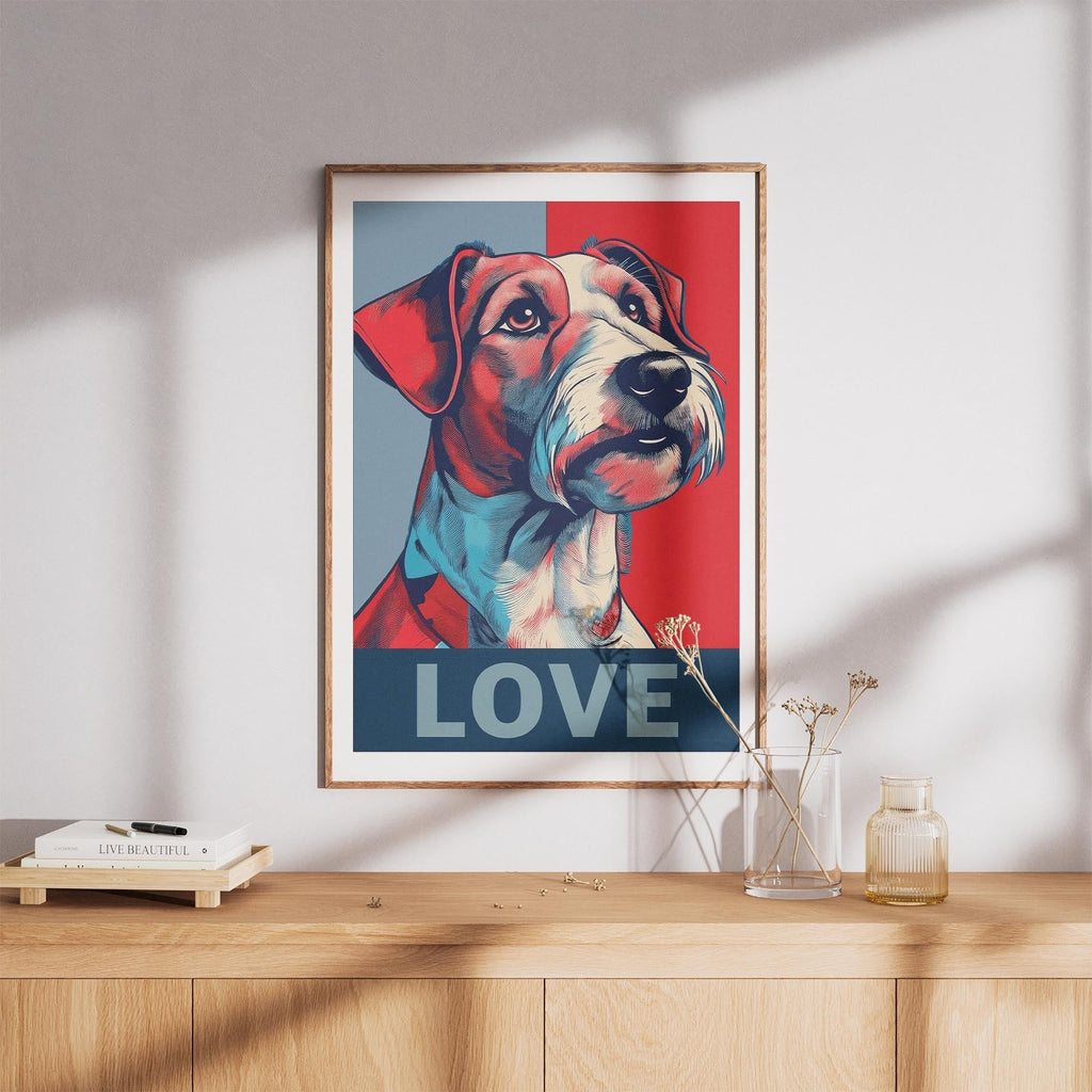 Fox Terrier LOVE Series Inspired by the Obama Poster image 8