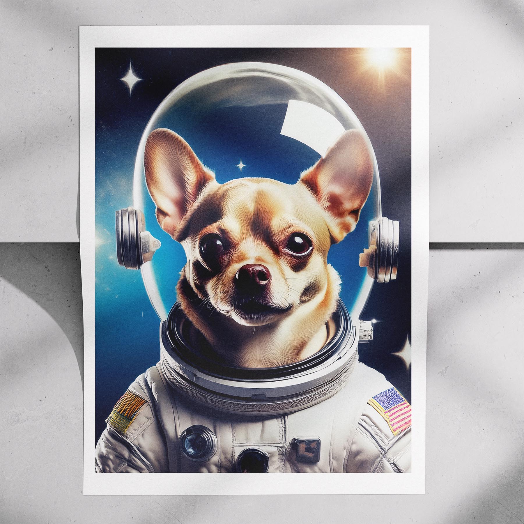 Chihuahua Astronaut Dog Series image 7