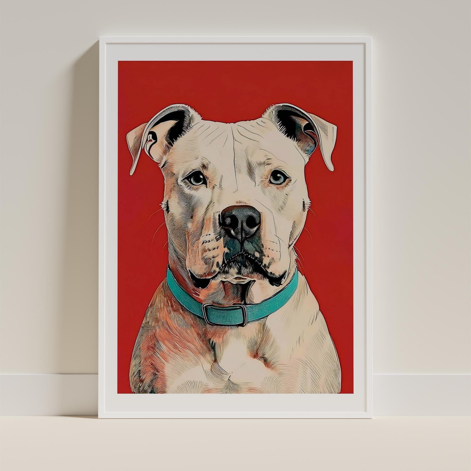 American Pitbull Terrier Red Dog Series image 9