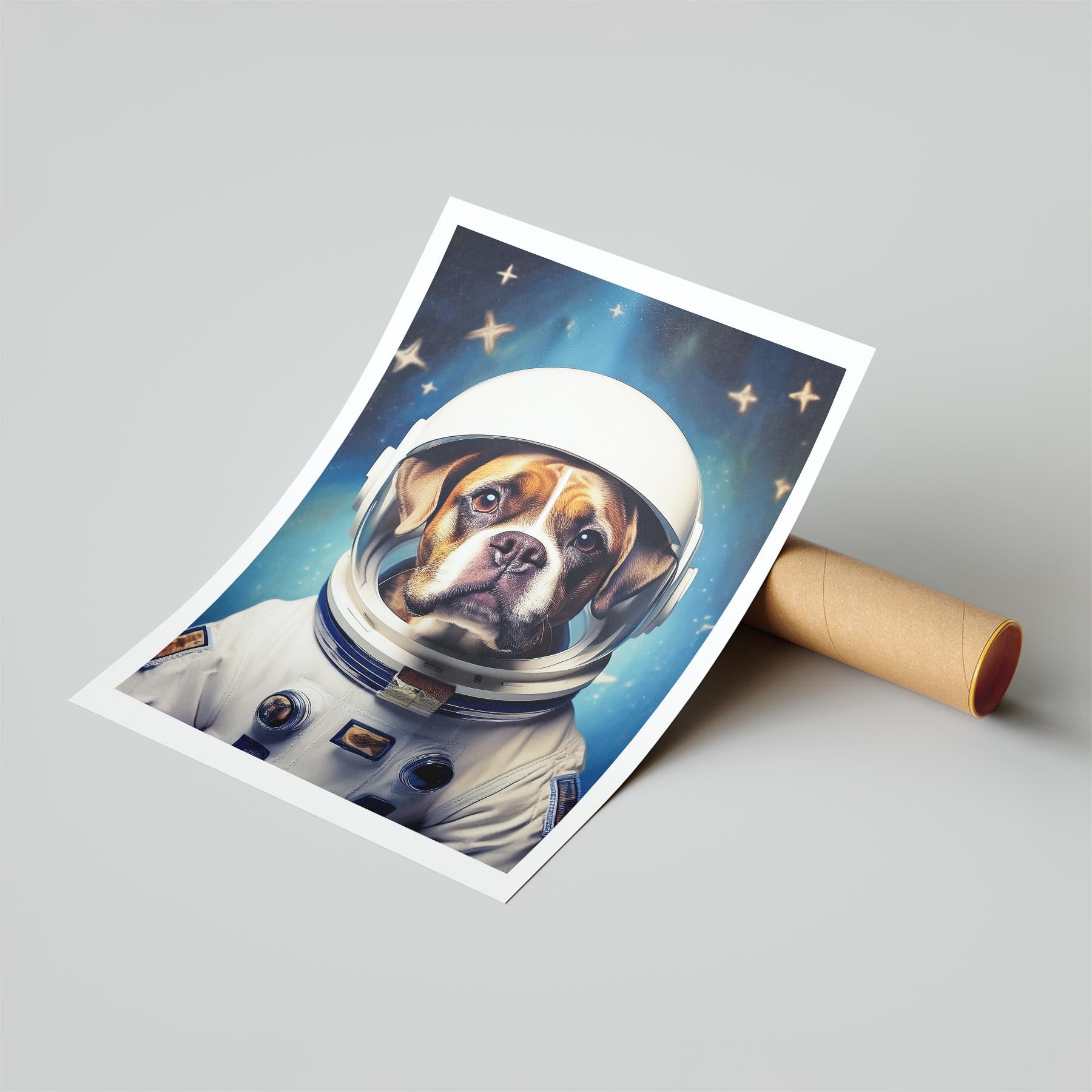 Boxer Astronaut Dog Series image 6