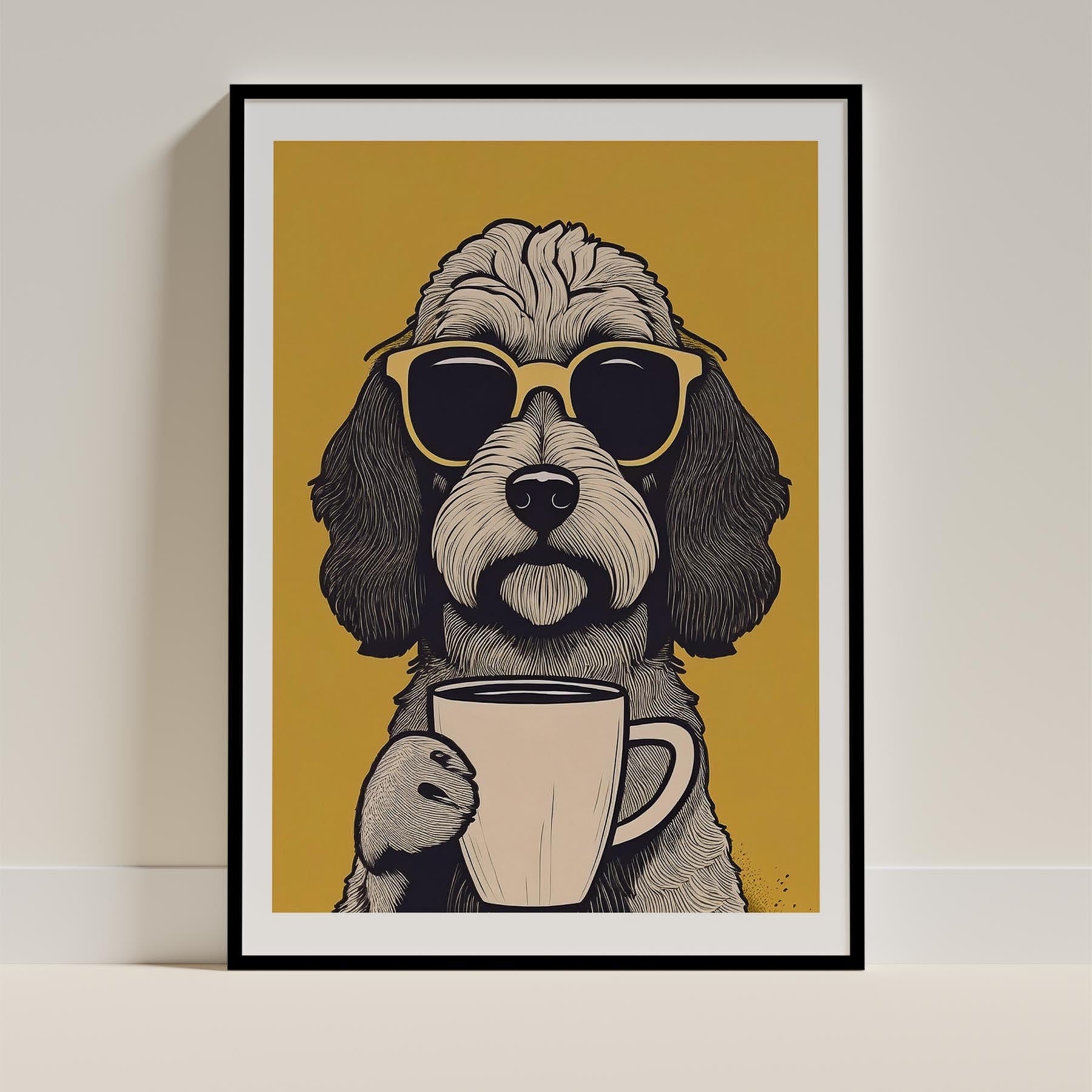 Spoodle Chillin Coffee Dog image 13