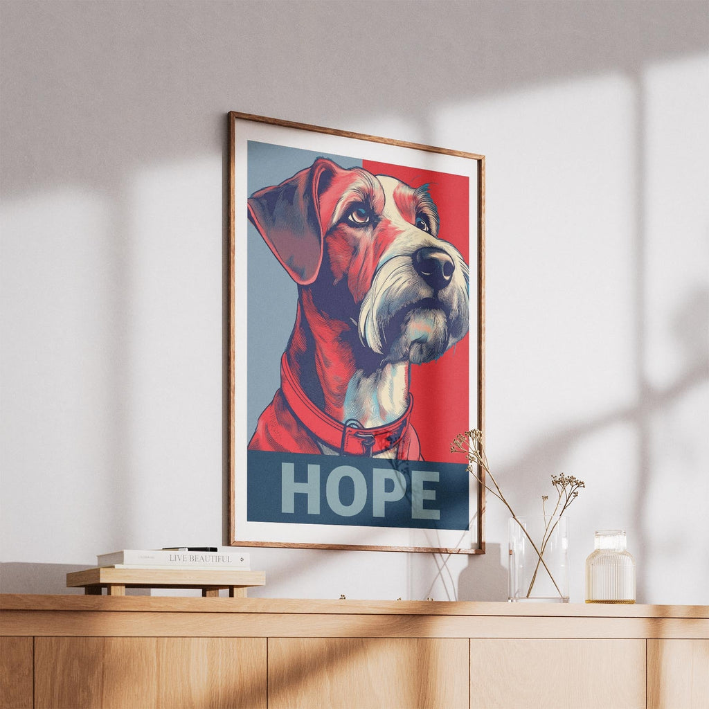 Irish Terrier HOPE Series Inspired by the Obama Poster image 5