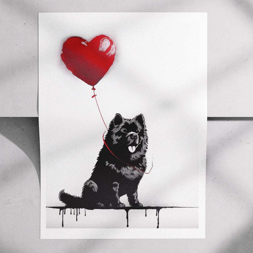 Chow Chow DOGSY Series inspired by the Art of Banksy image 7