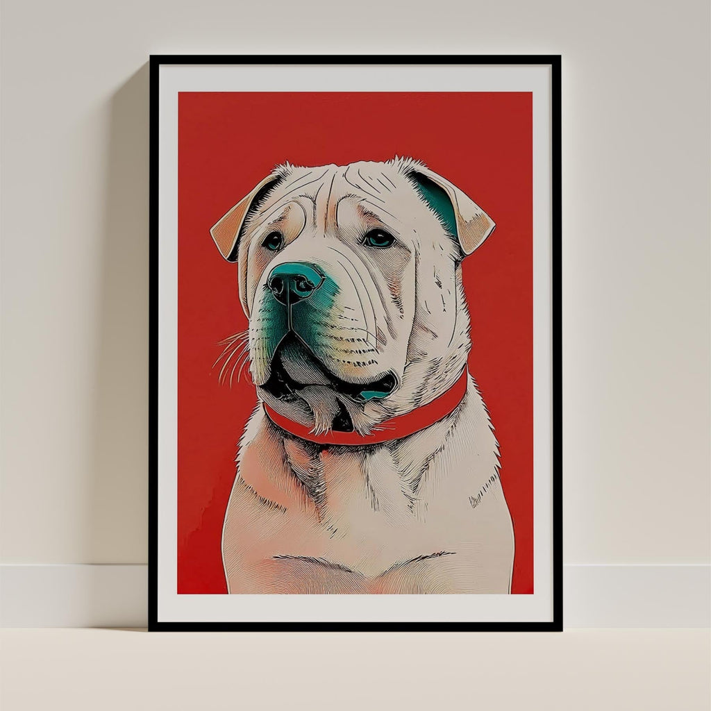 Shar Pei Red Dog Series image 0